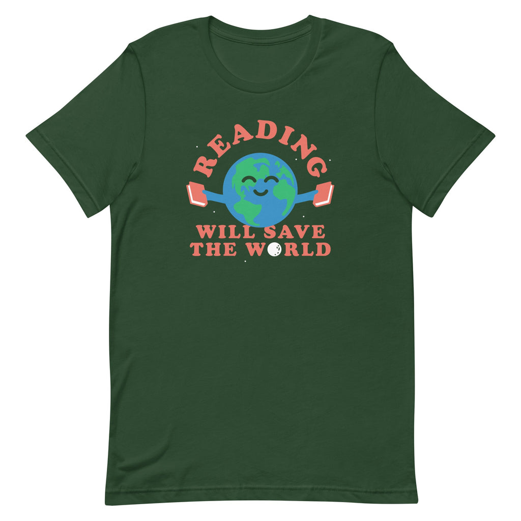Reading Will Save The World Men's Signature Tee