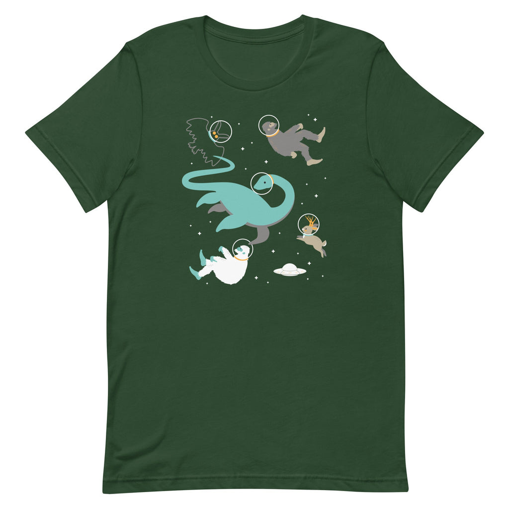 Cryptids In Space Men's Signature Tee