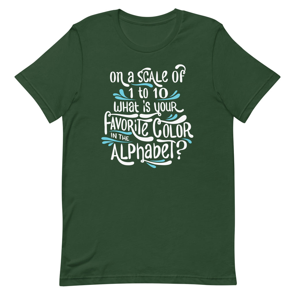 Favorite Color In The Alphabet Men's Signature Tee