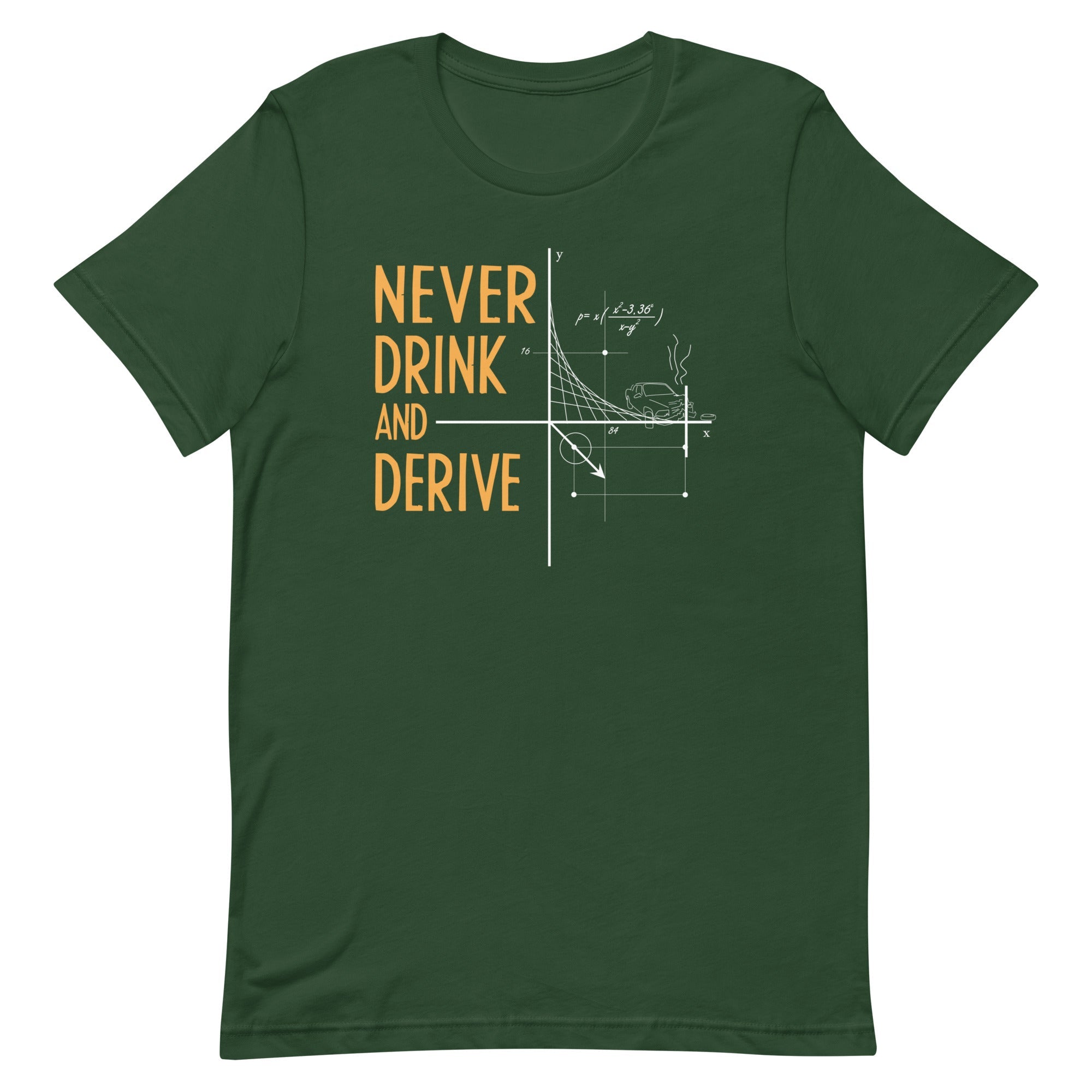 Never Drink and Derive Men's Signature Tee