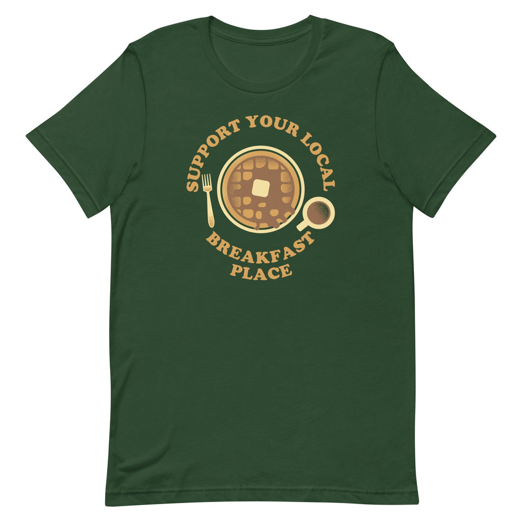 Support Your Local Breakfast Place Men's Signature Tee