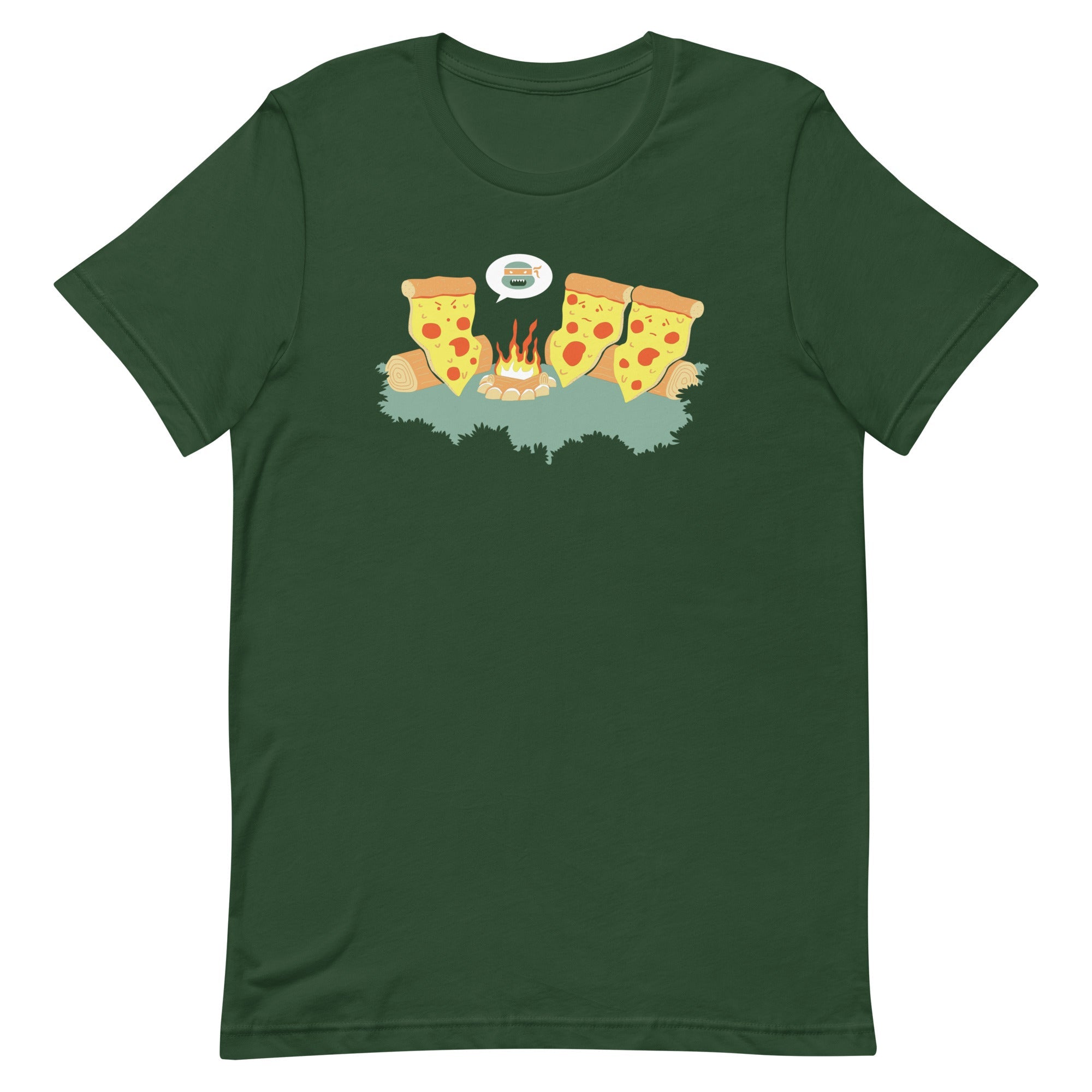 Pizza Campfire Story Men's Signature Tee