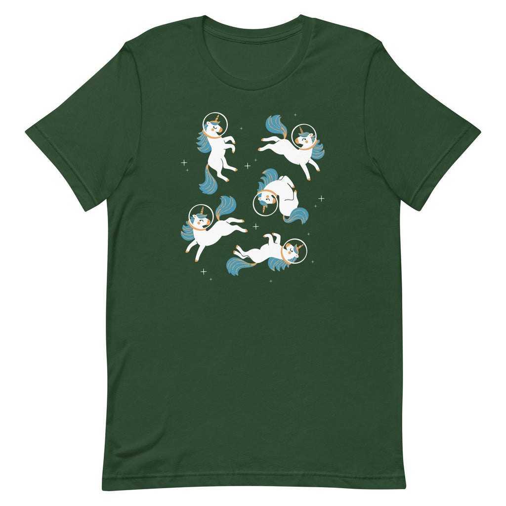 Unicorns In Space Men's Signature Tee