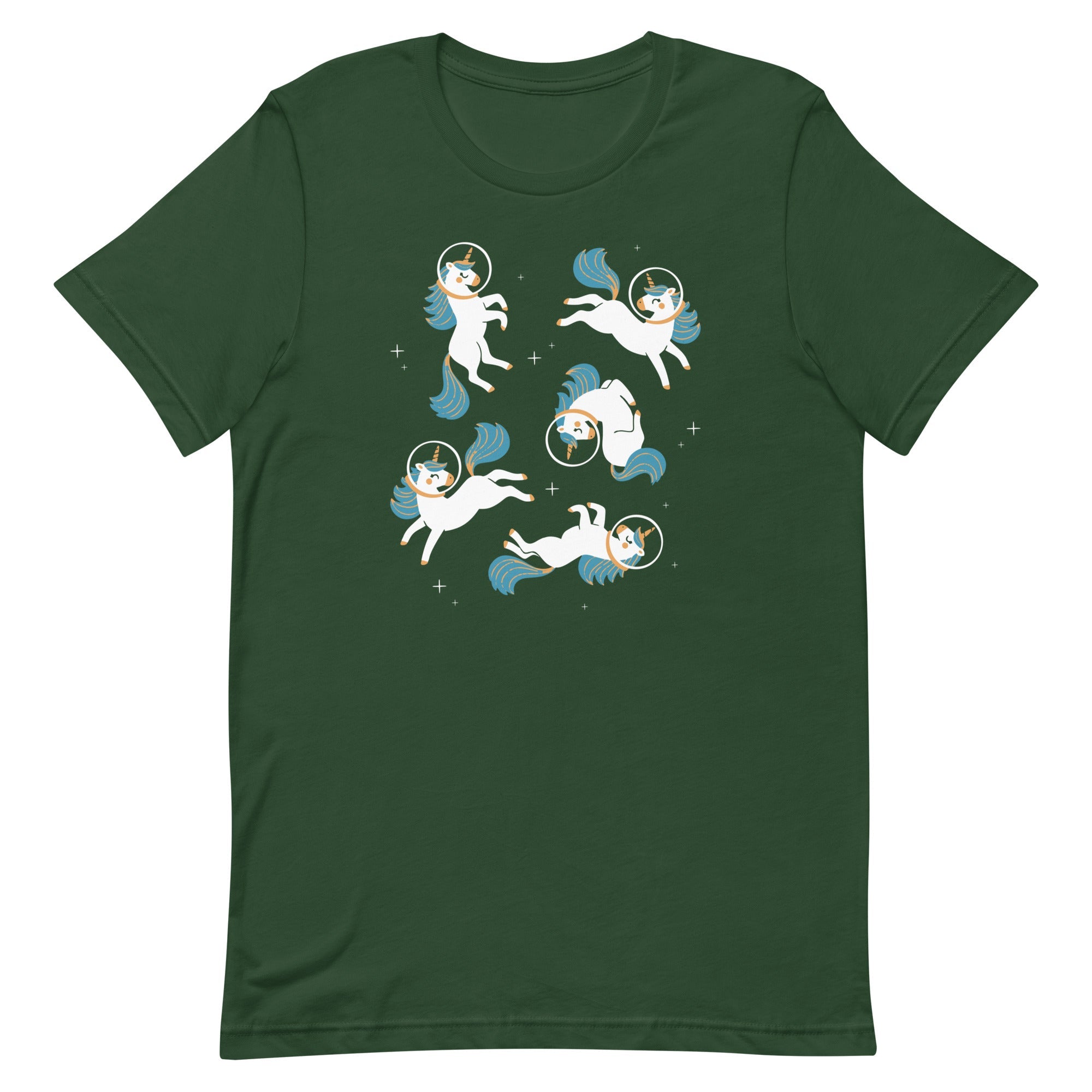 Unicorns In Space Men's Signature Tee