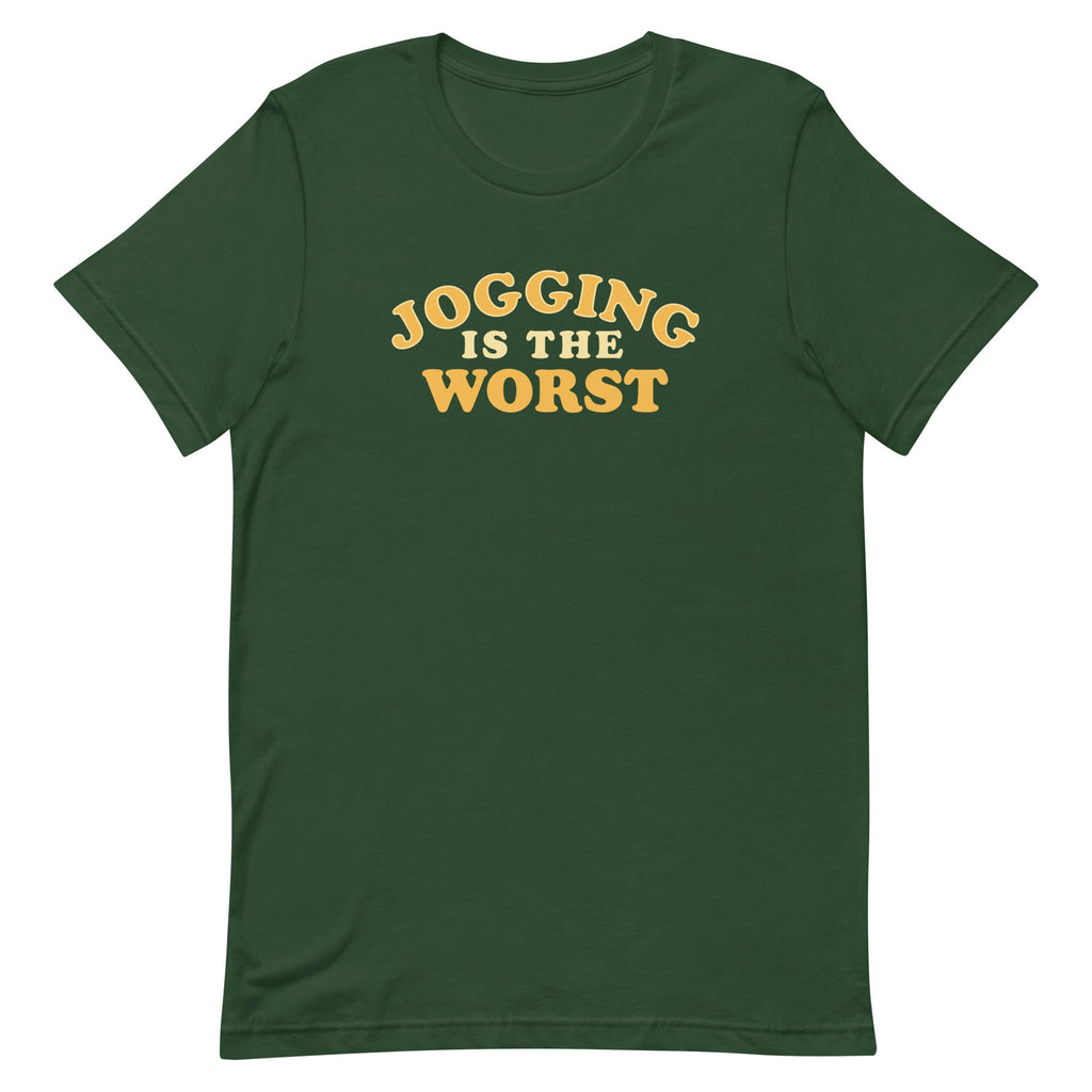 Jogging Is The Worst Men's Signature Tee