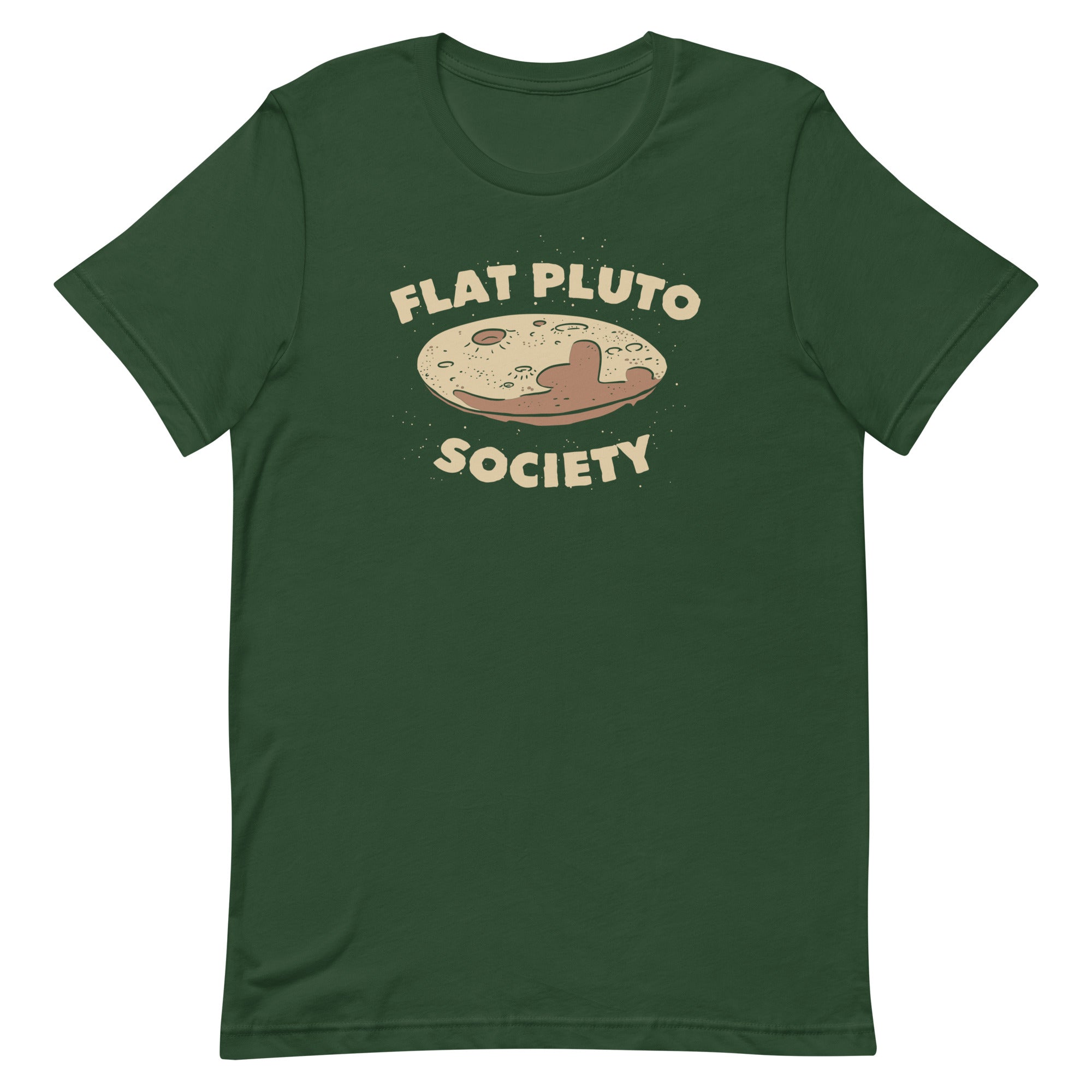 Flat Pluto Society Men's Signature Tee