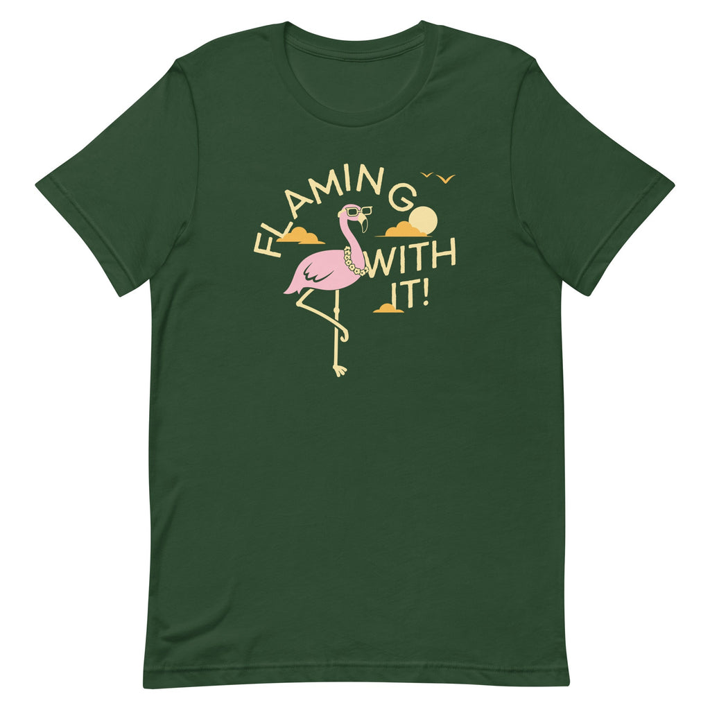 Flamingo With It Men's Signature Tee