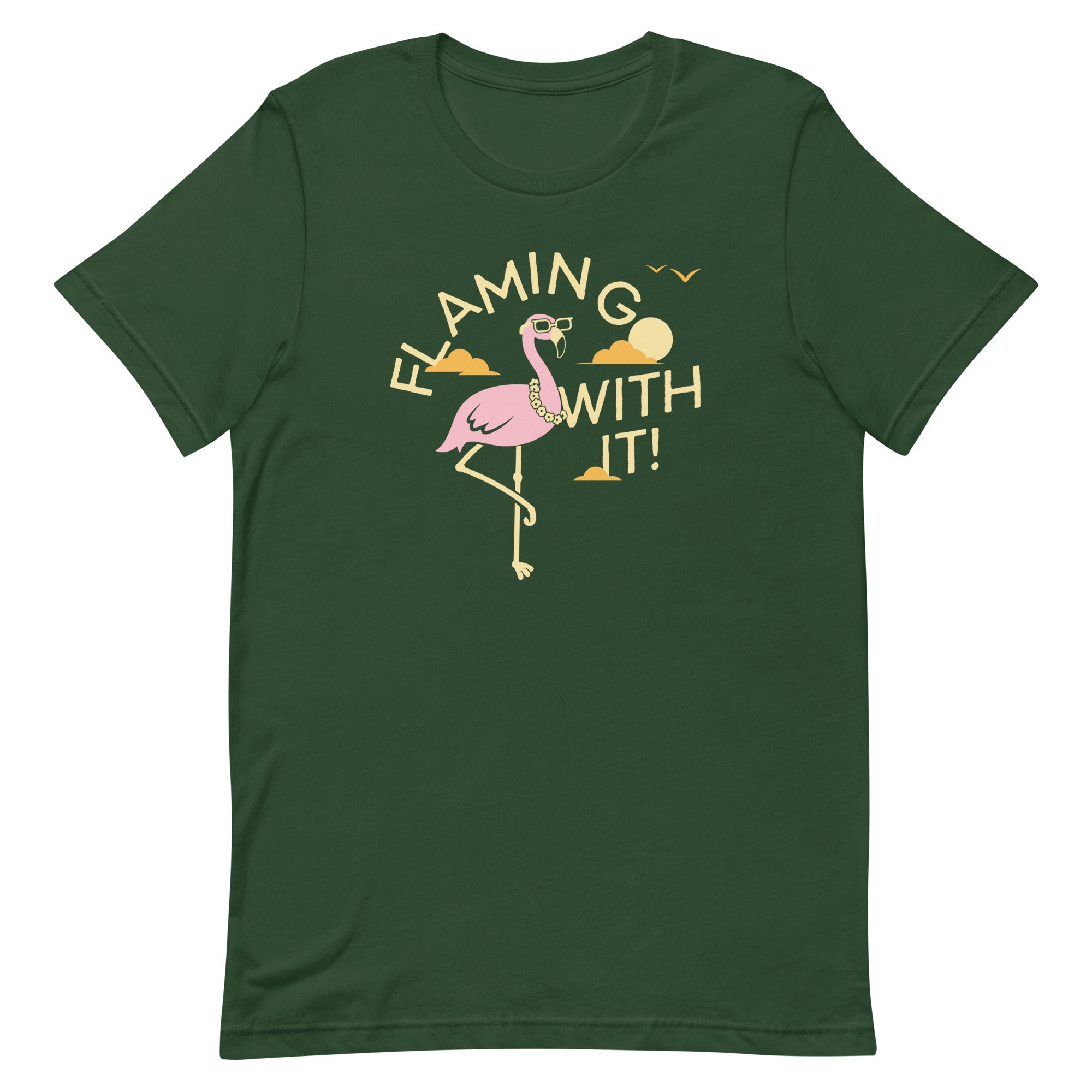 Flamingo With It Men's Signature Tee