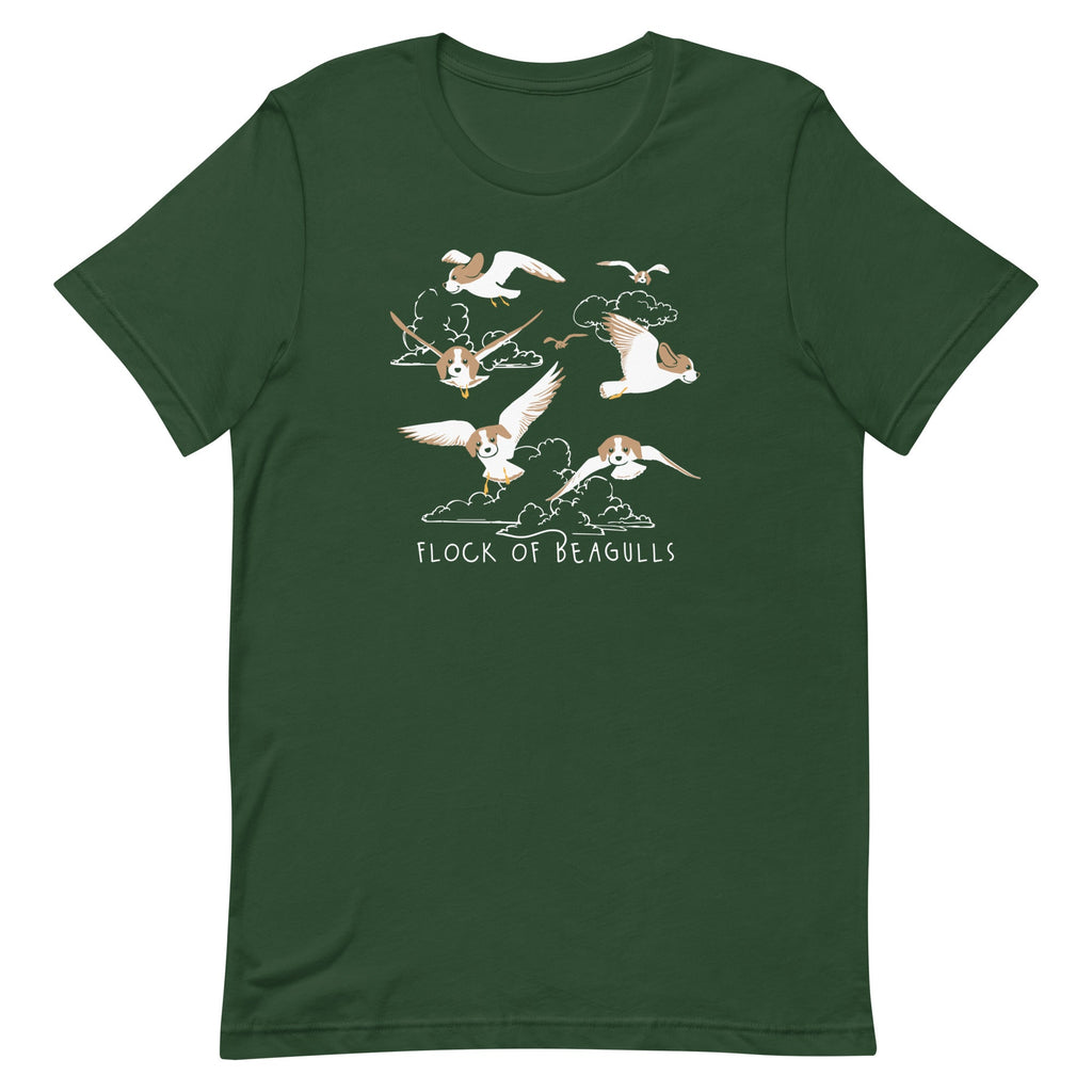 Flock Of Beagulls Men's Signature Tee