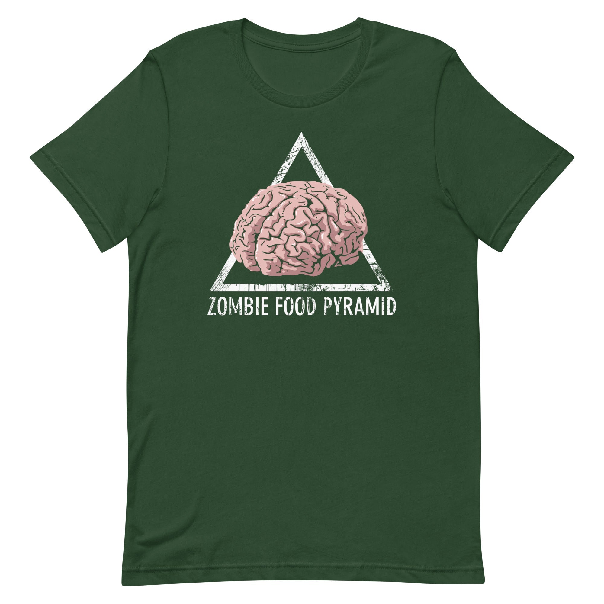 Zombie Food Pyramid Men's Signature Tee