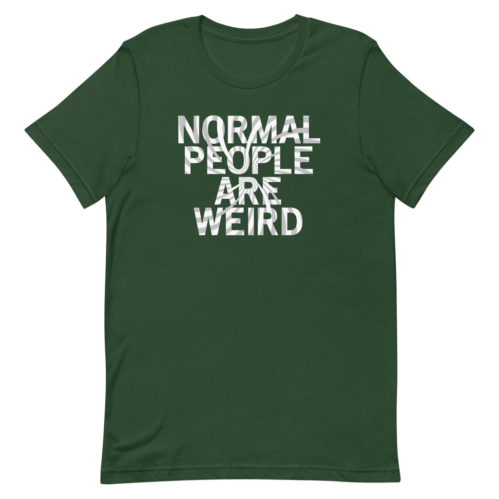 Normal People Are Weird Men's Signature Tee
