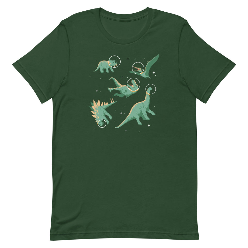 Dinos In Space Men's Signature Tee