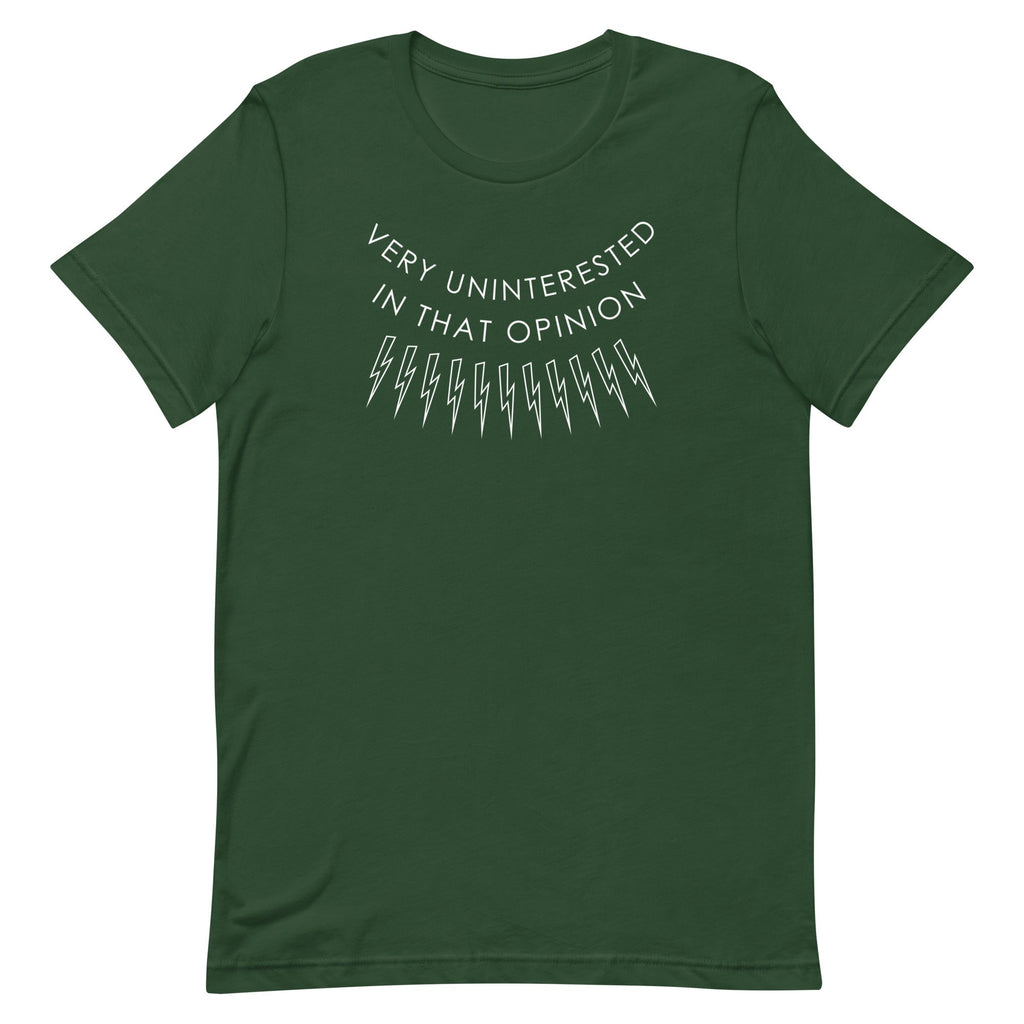 Very Uninterested In That Opinion Men's Signature Tee