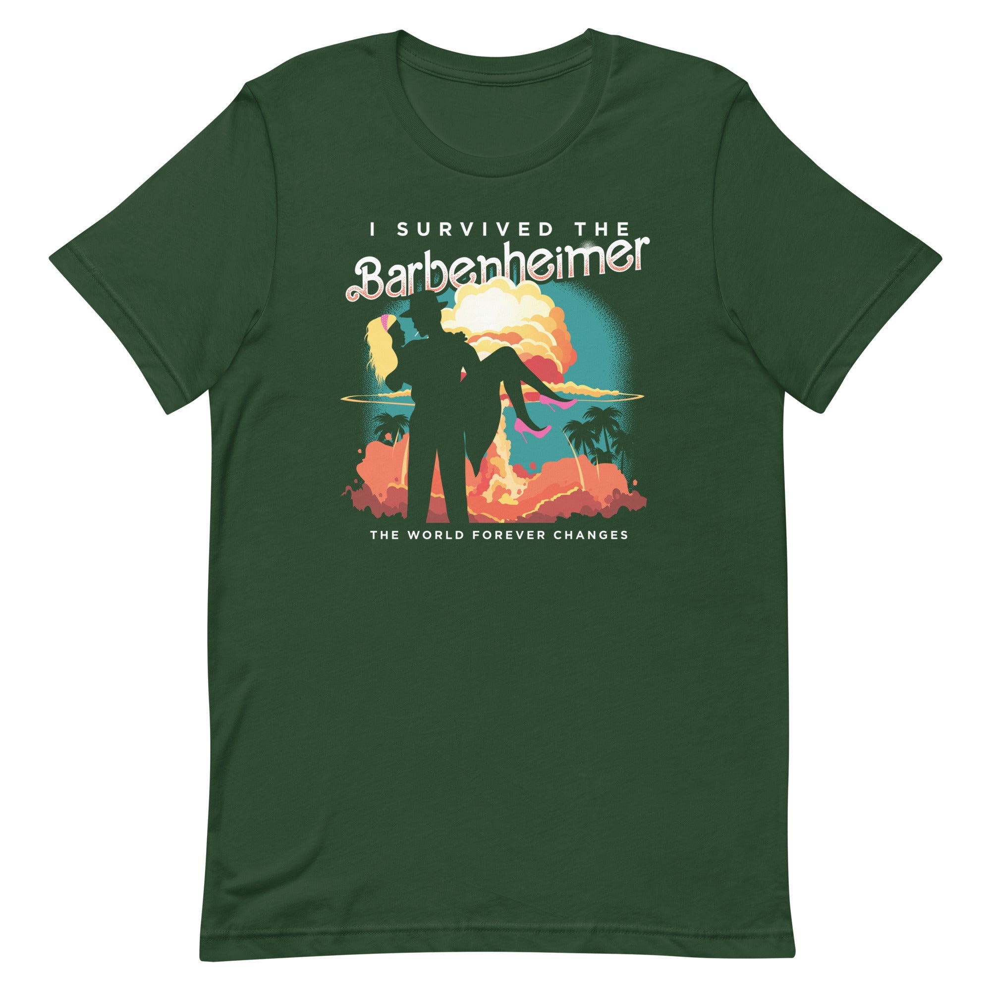 I Survived The Barbenheimer Men's Signature Tee