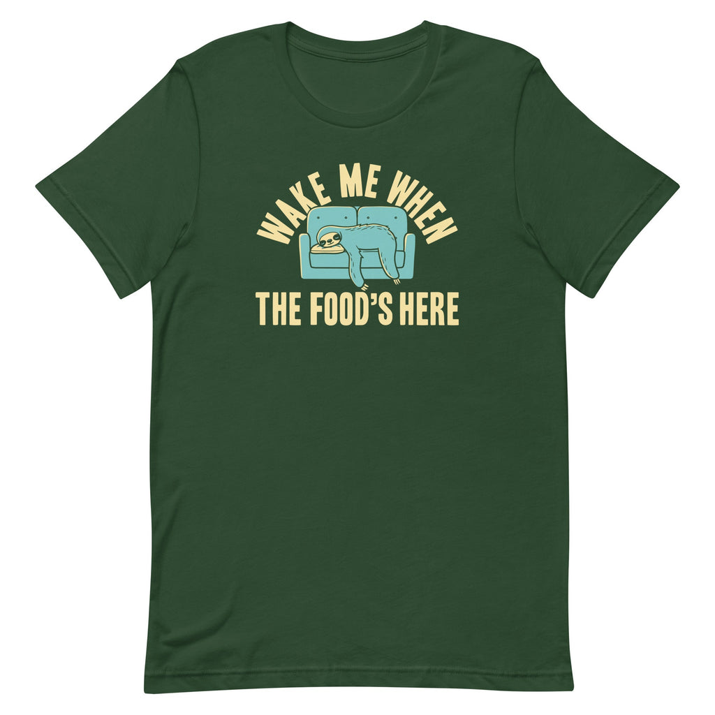Wake Me When The Food's Here Men's Signature Tee