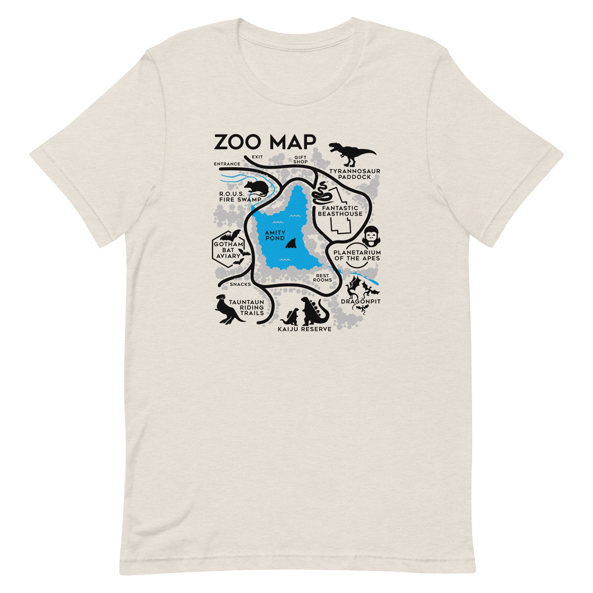 Zoo Map Men's Signature Tee