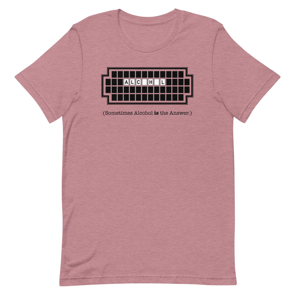 Alcohol Is The Answer Men's Signature Tee