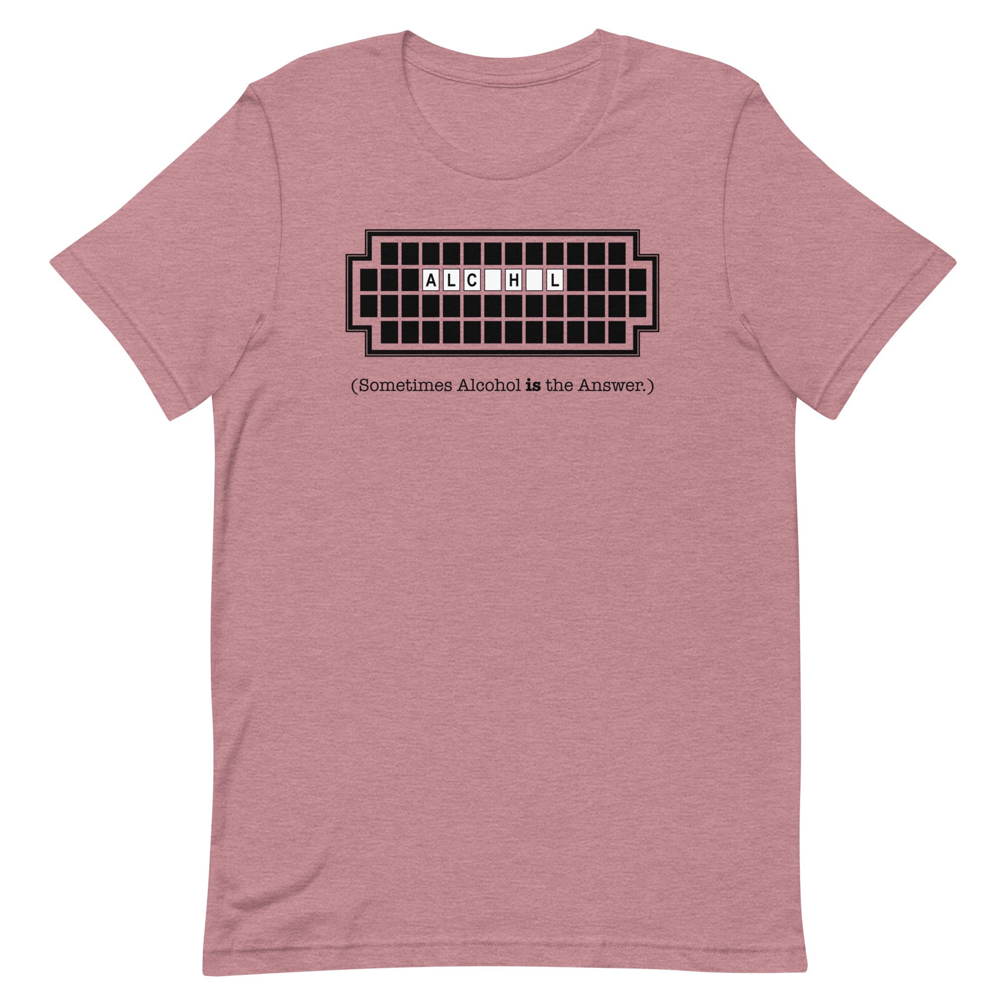 Alcohol Is The Answer Men's Signature Tee