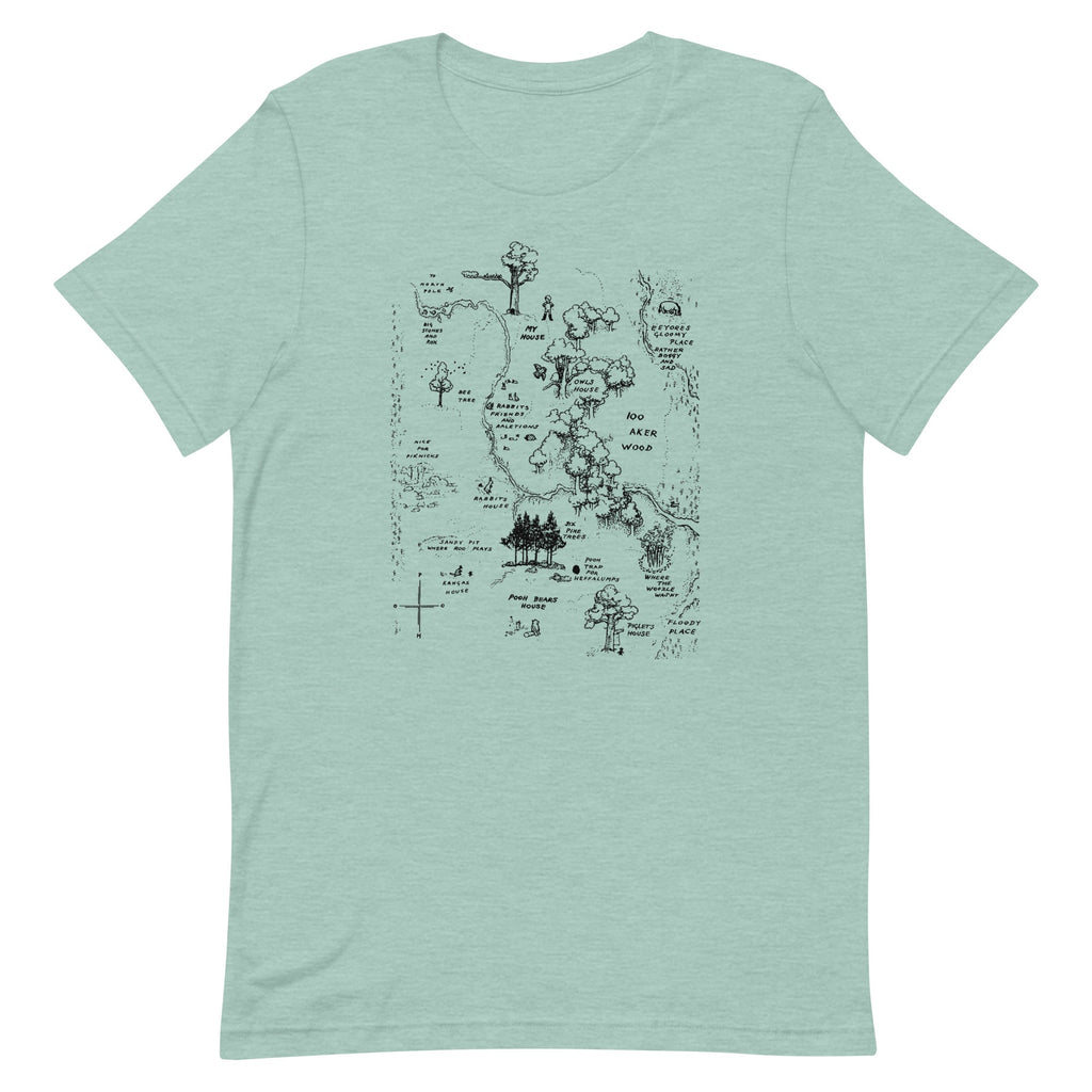 100 Acre Map Men's Signature Tee