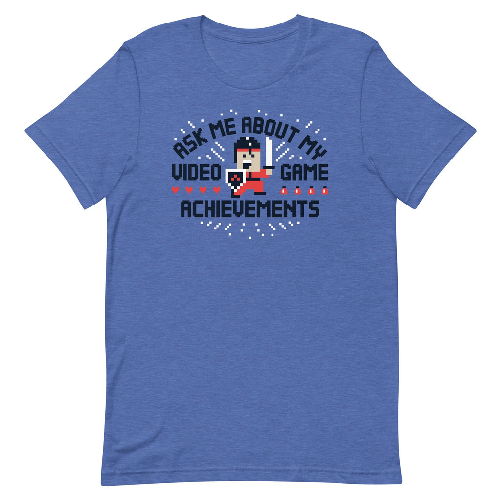 Ask Me About My Video Game Achievements Men's Signature Tee