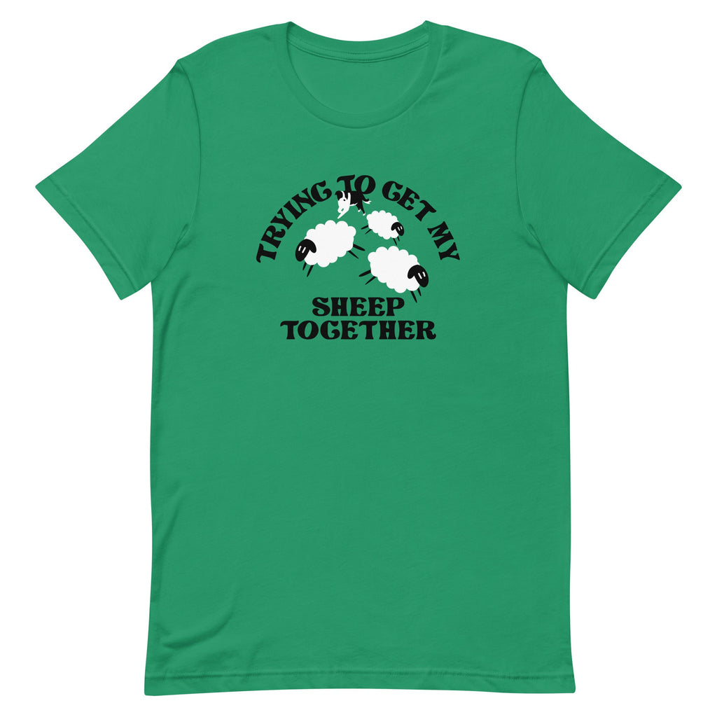 Trying To Get My Sheep Together Men's Signature Tee