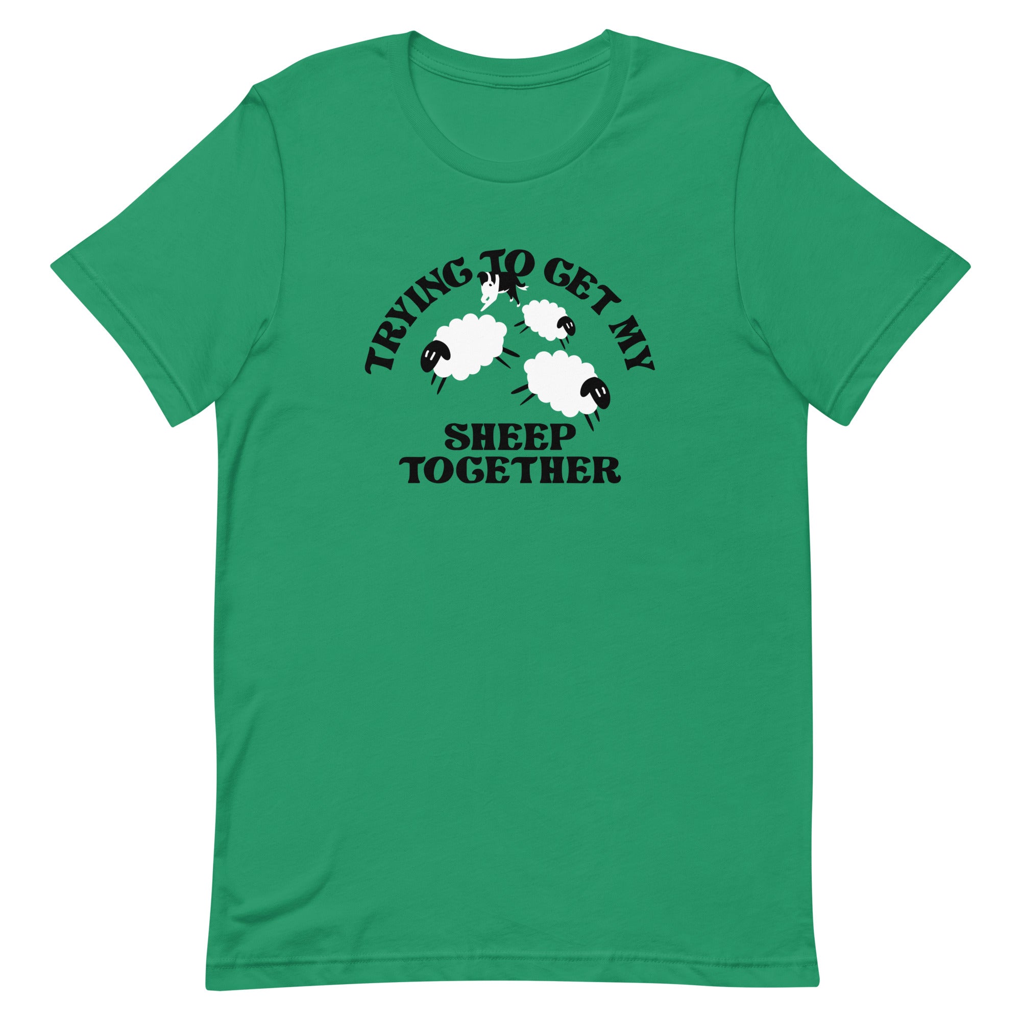 Trying To Get My Sheep Together Men's Signature Tee