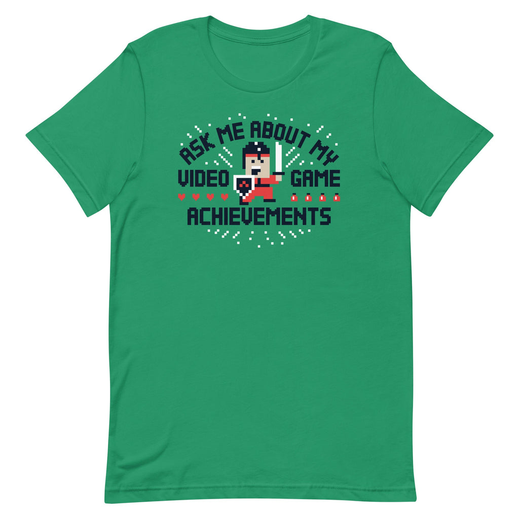 Ask Me About My Video Game Achievements Men's Signature Tee