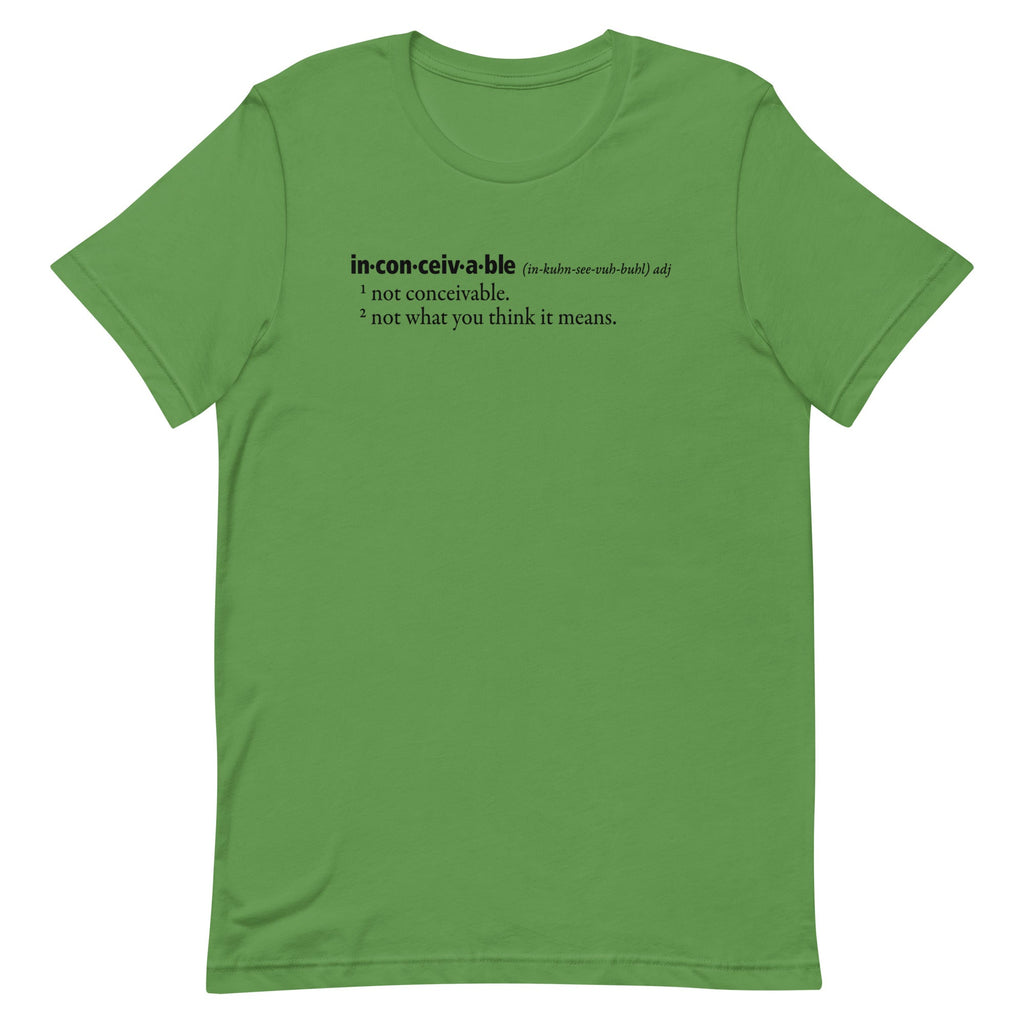 Inconceivable Definition Men's Signature Tee