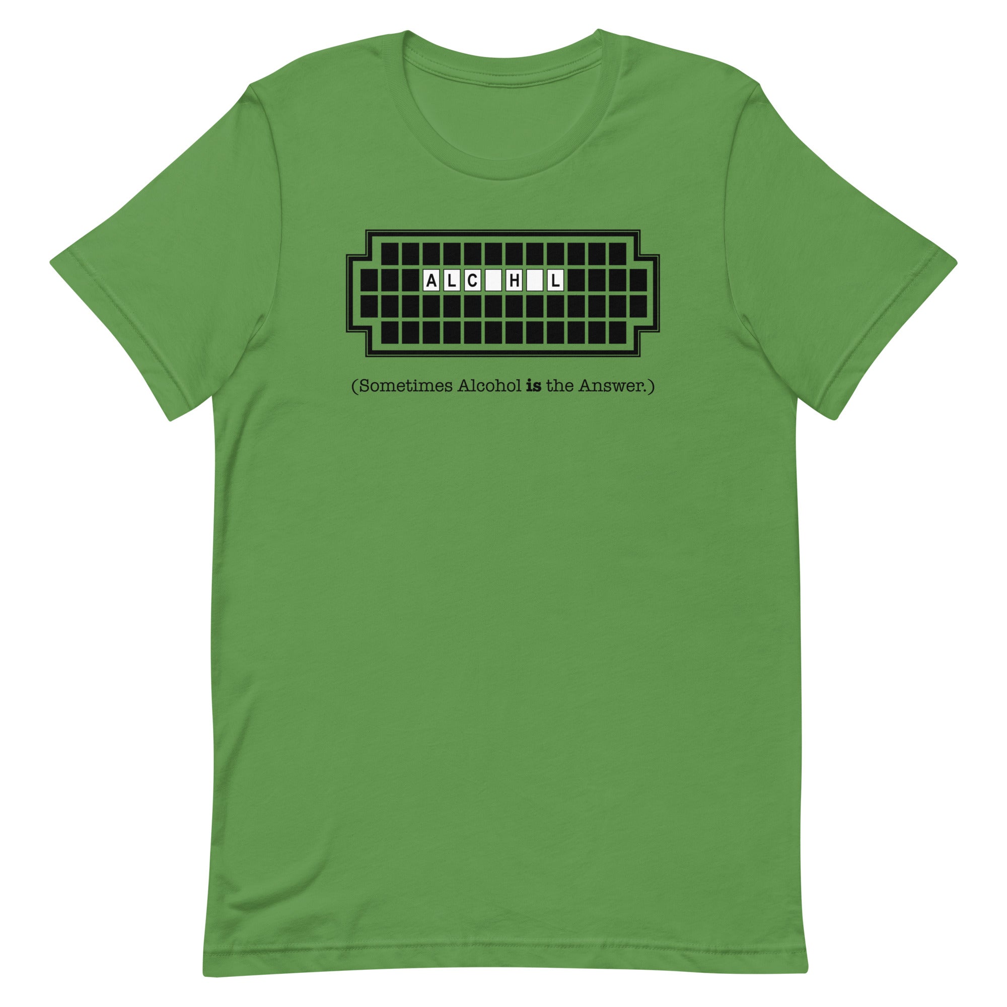 Alcohol Is The Answer Men's Signature Tee