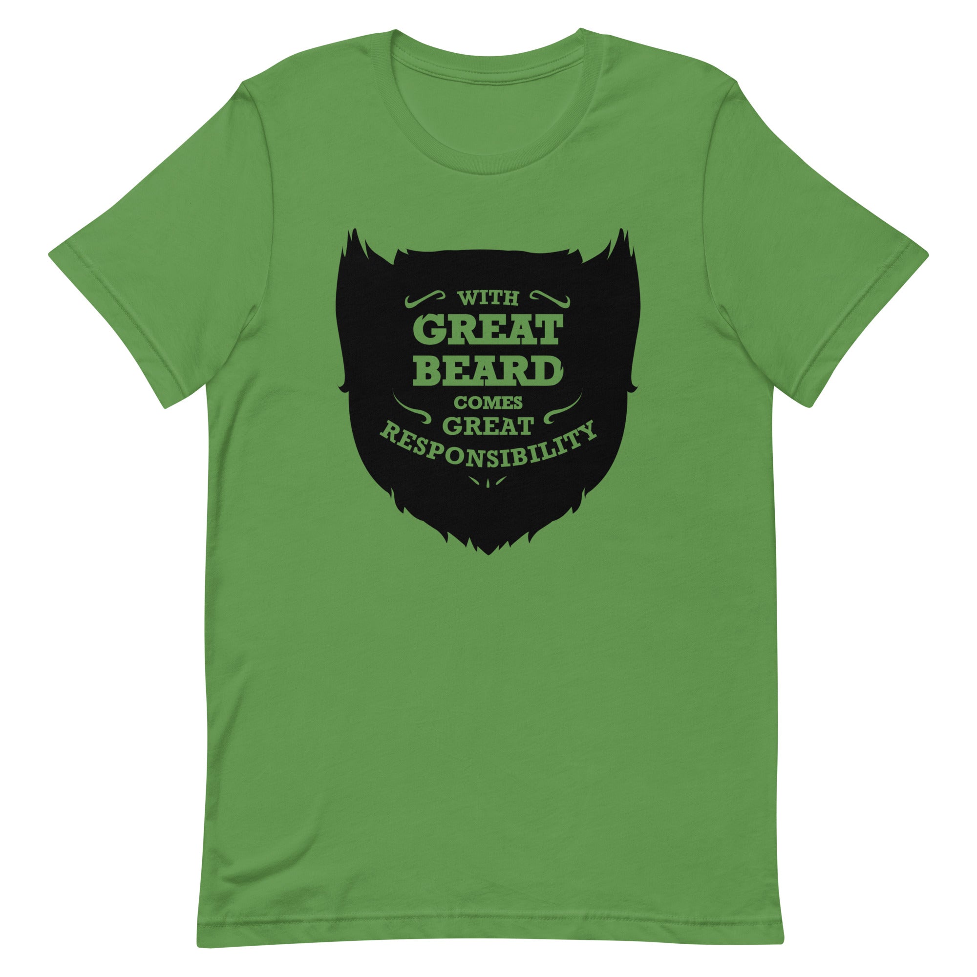 With Great Beard Comes Great Responsibility Men's Signature Tee