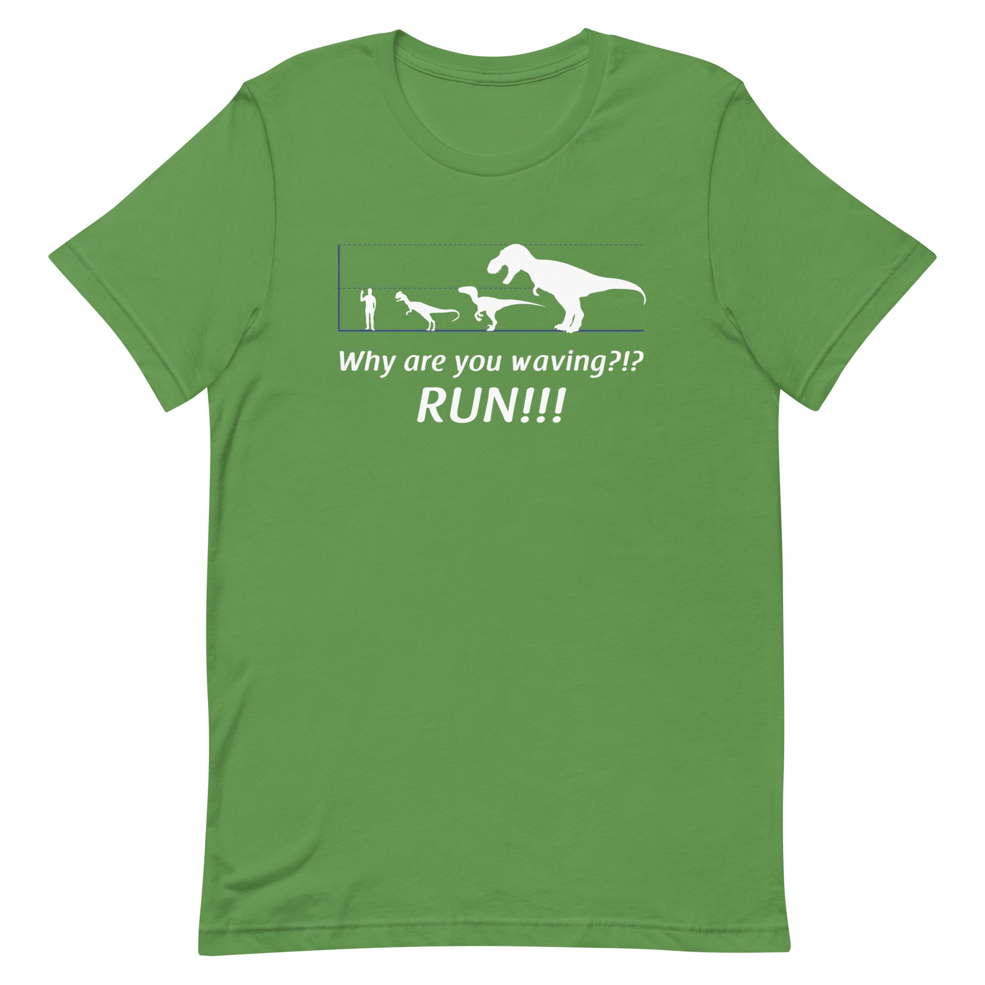 Why Are You Waving? Run! Men's Signature Tee