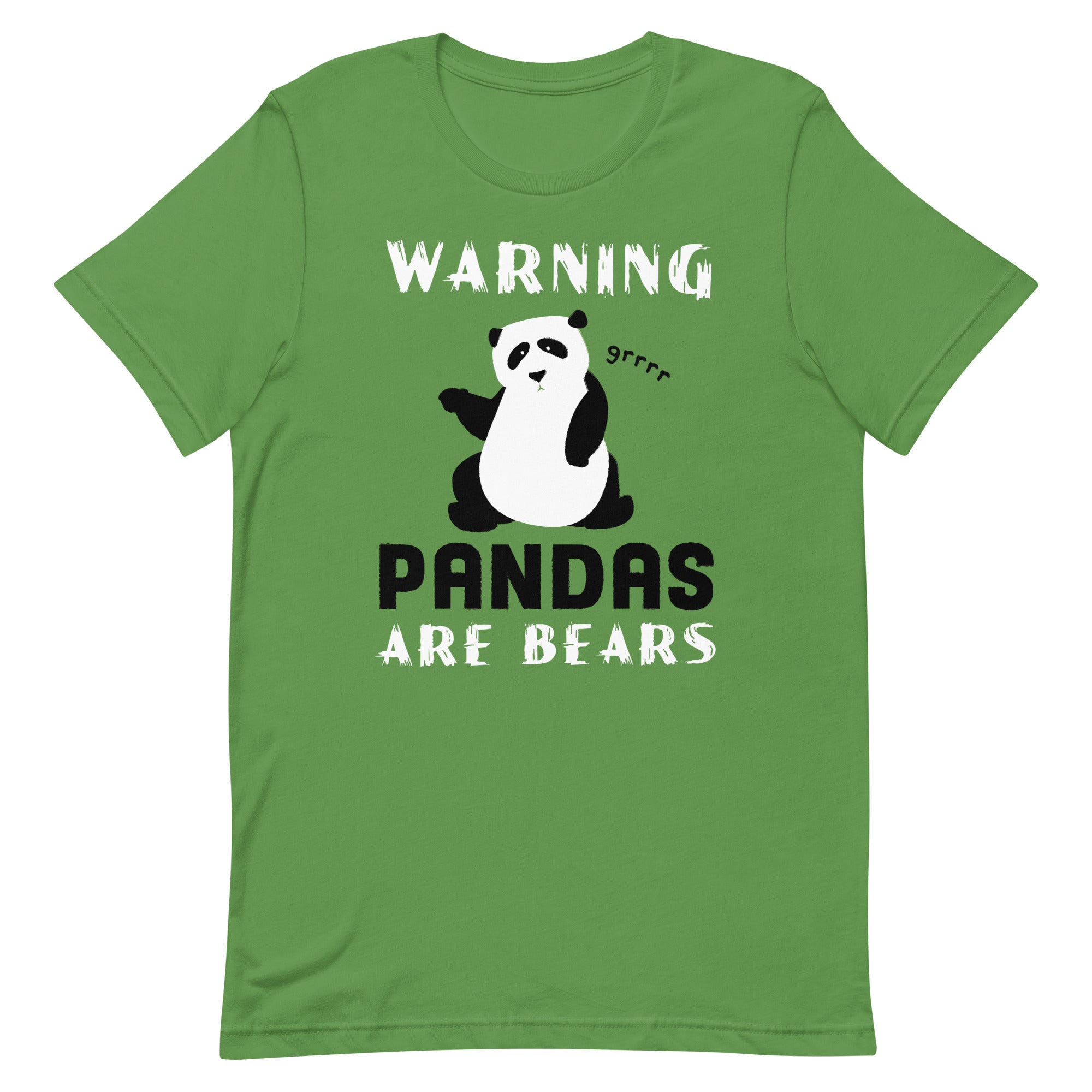 Warning, Pandas Are Bears Men's Signature Tee