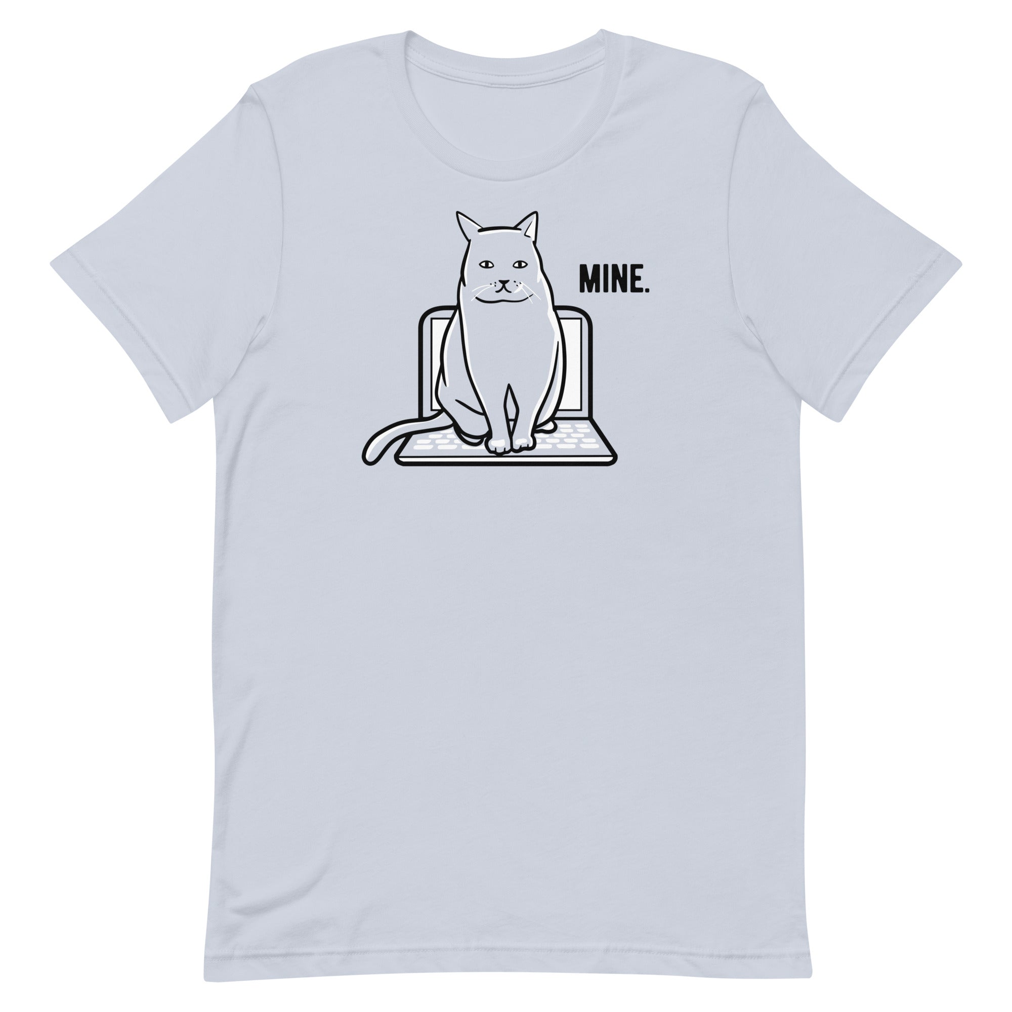 Mine Computer Cat Men's Signature Tee