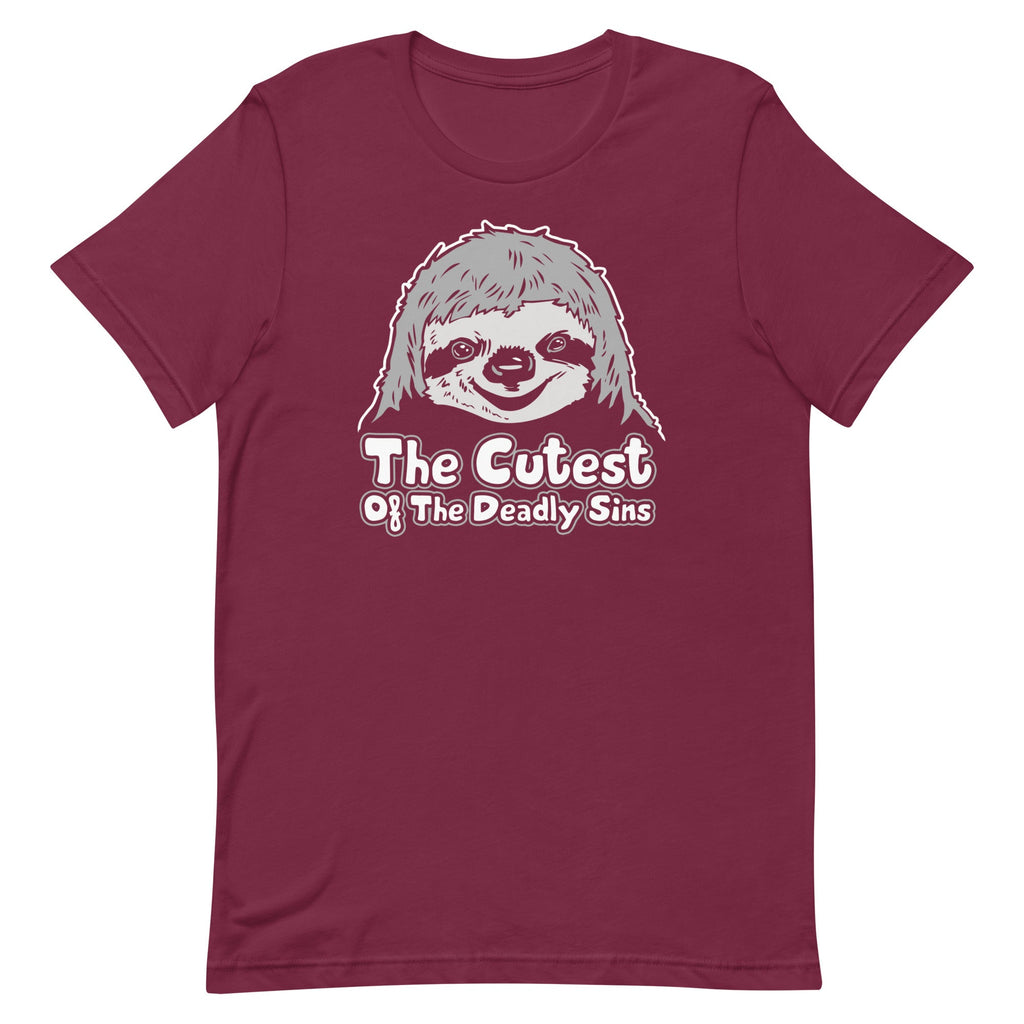 Sloth, The Cutest Of The Deadly Sins Men's Signature Tee
