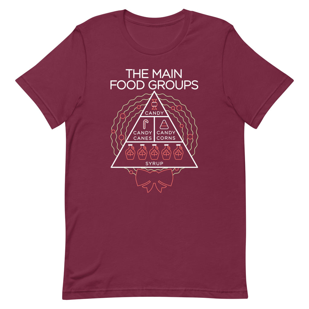 The Main Food Groups Men's Signature Tee