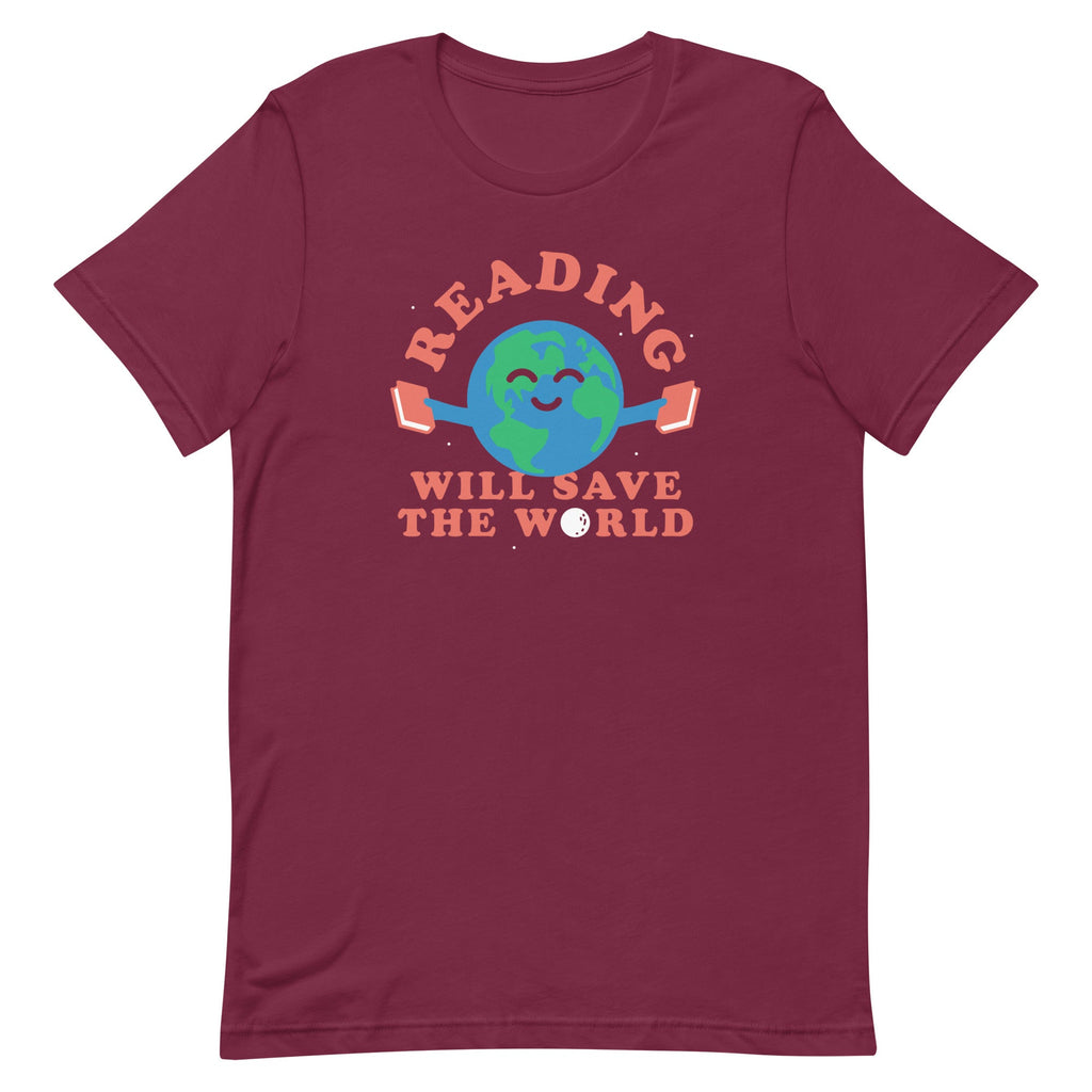 Reading Will Save The World Men's Signature Tee
