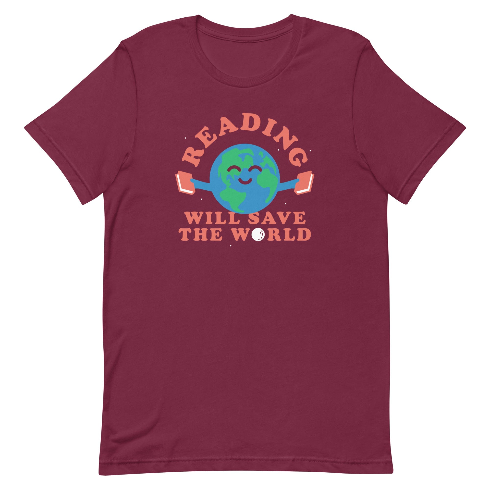 Reading Will Save The World Men's Signature Tee