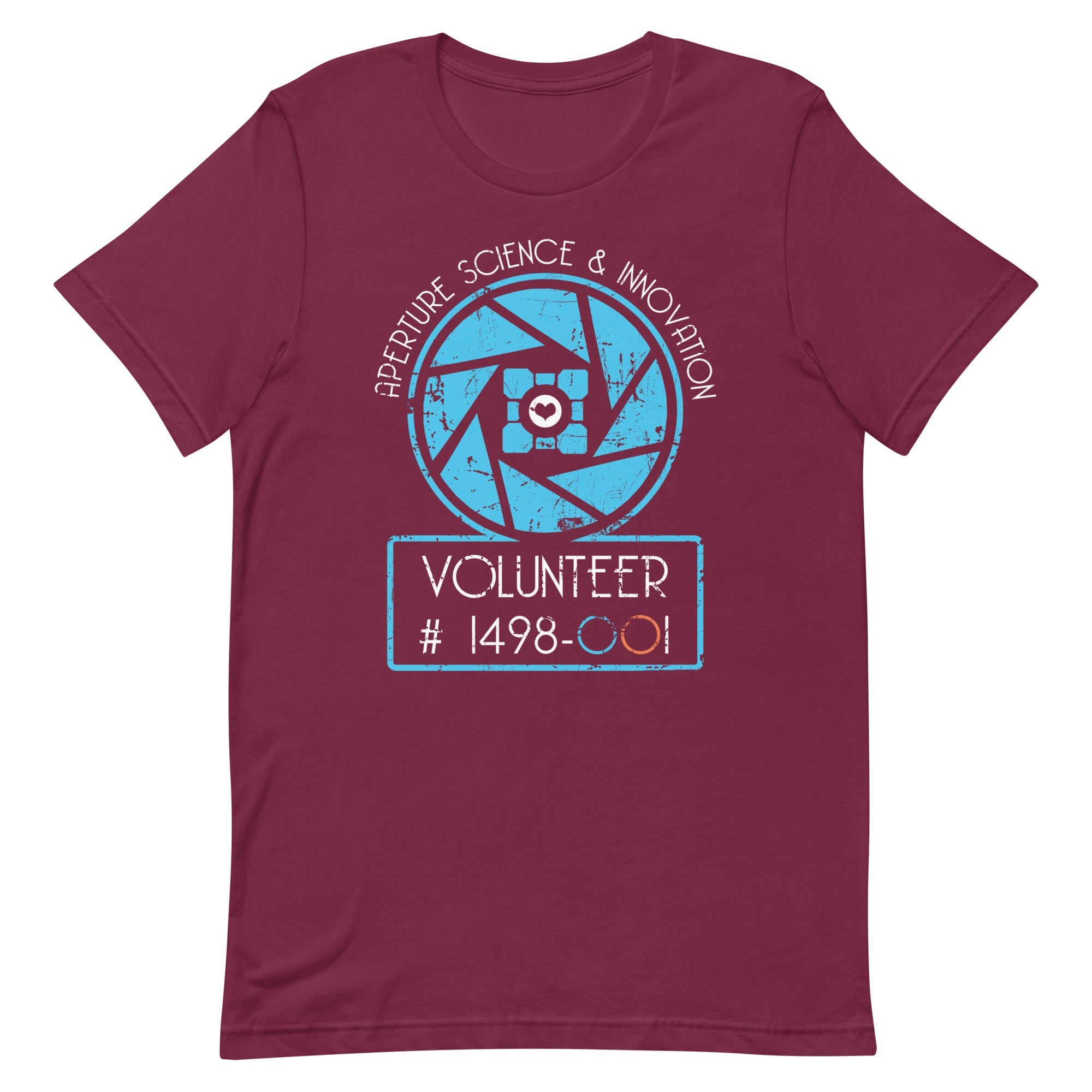 Aperture Science Volunteer Men's Signature Tee