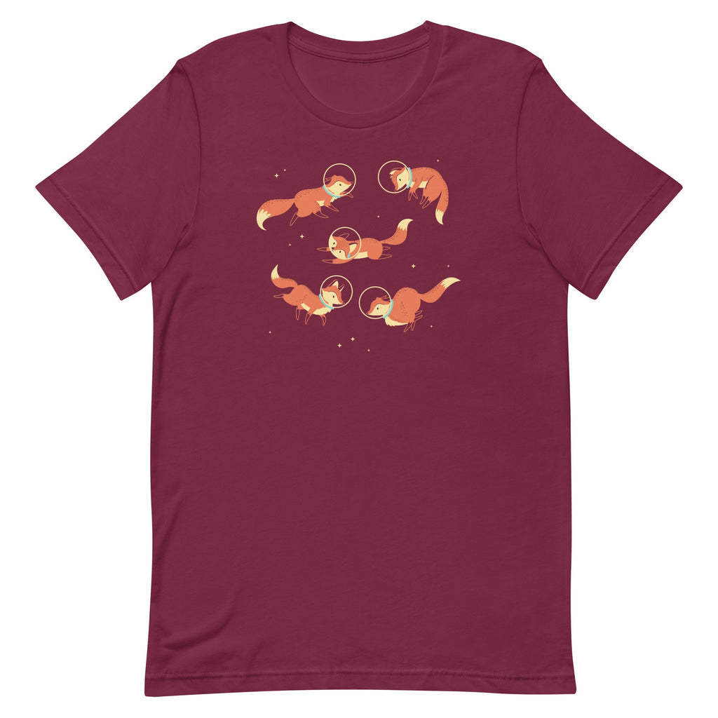 Foxes In Space Men's Signature Tee