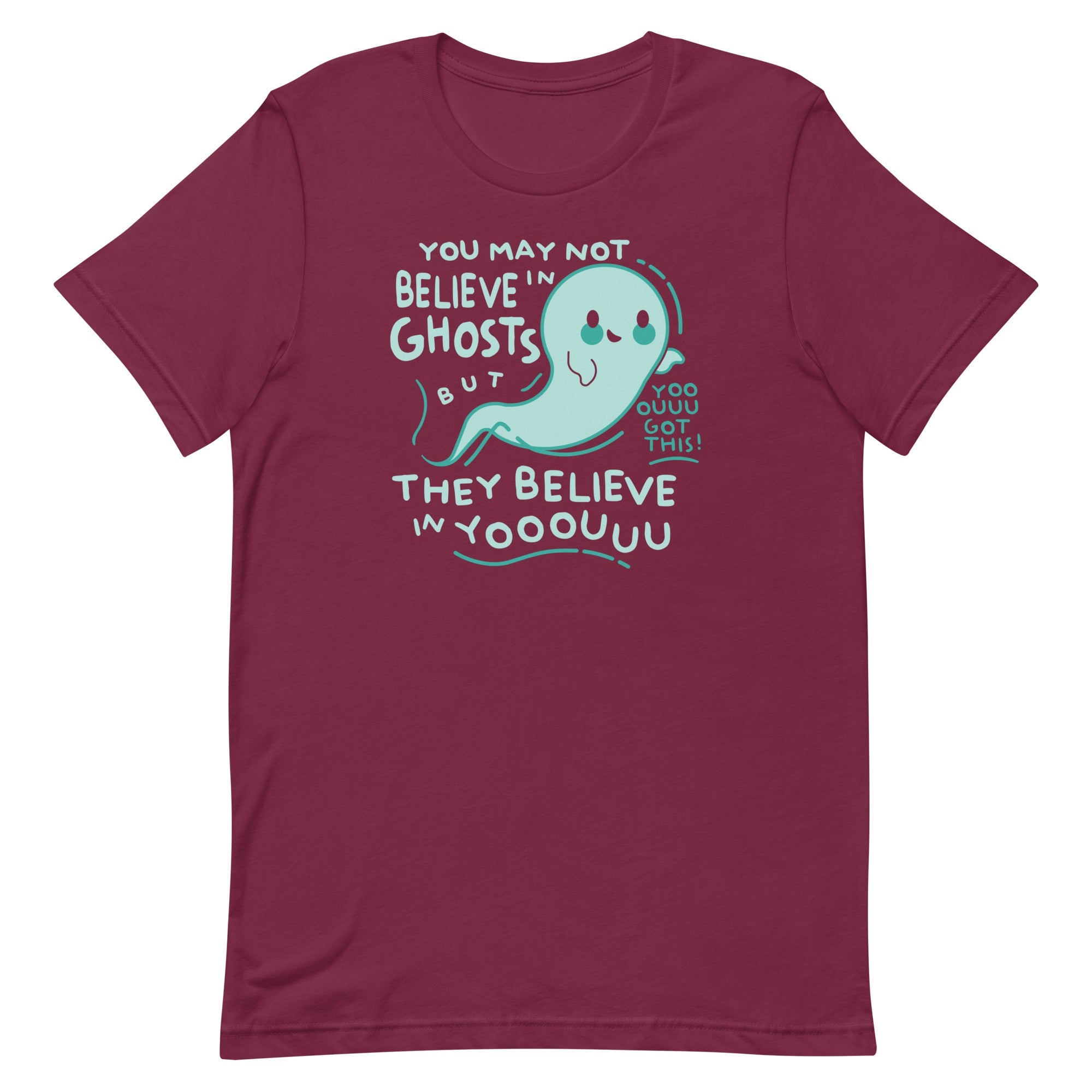 You May Not Believe In Ghosts Men's Signature Tee