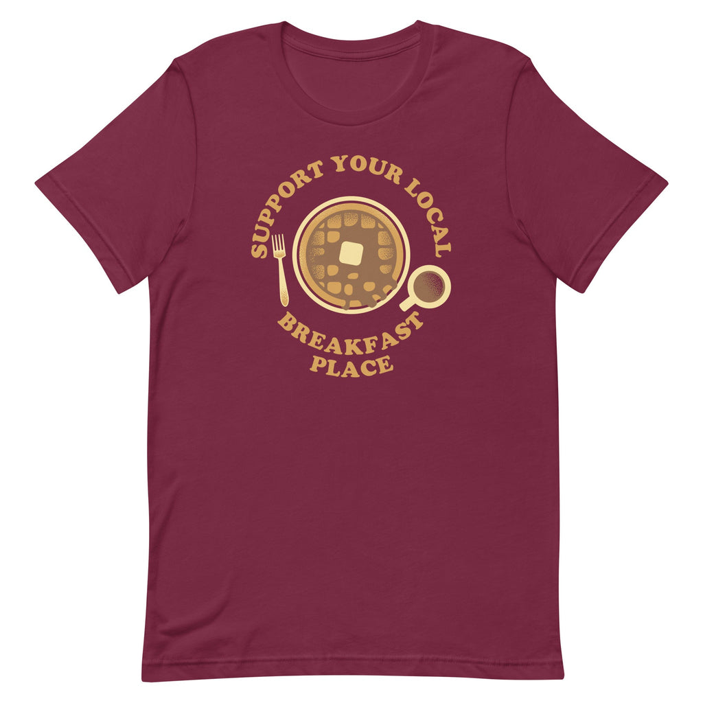 Support Your Local Breakfast Place Men's Signature Tee