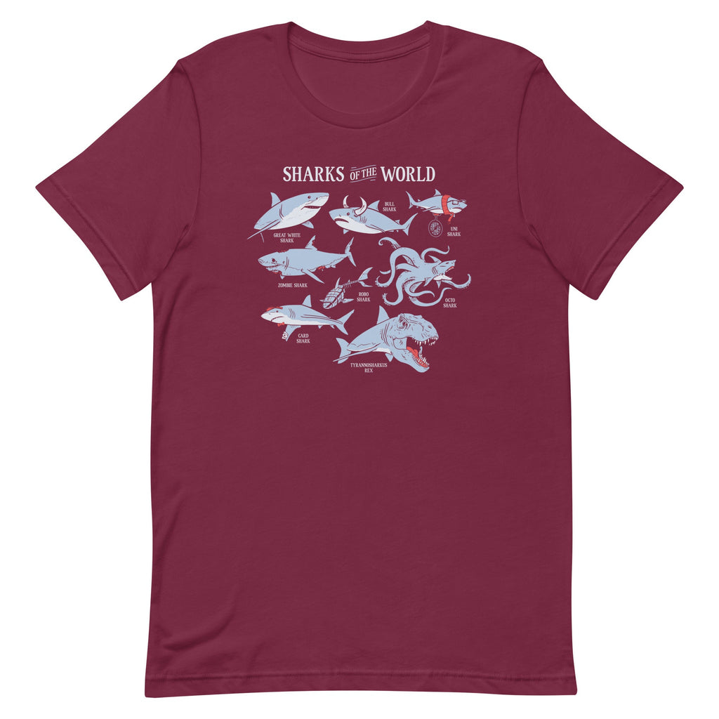Sharks Of The World Men's Signature Tee