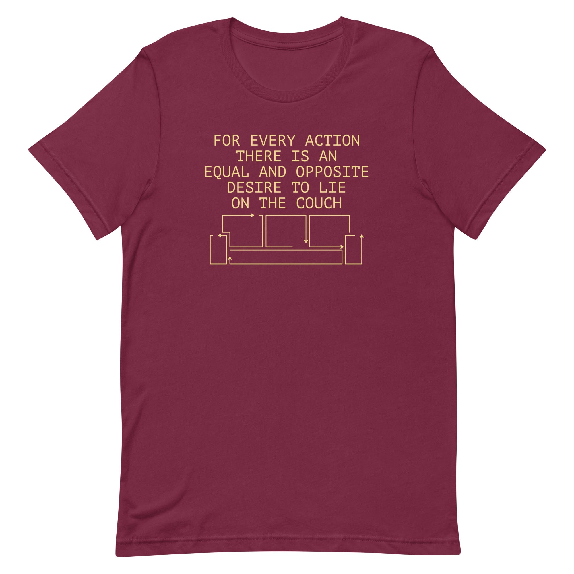 For Every Action There Is An Equal And Opposite Men's Signature Tee