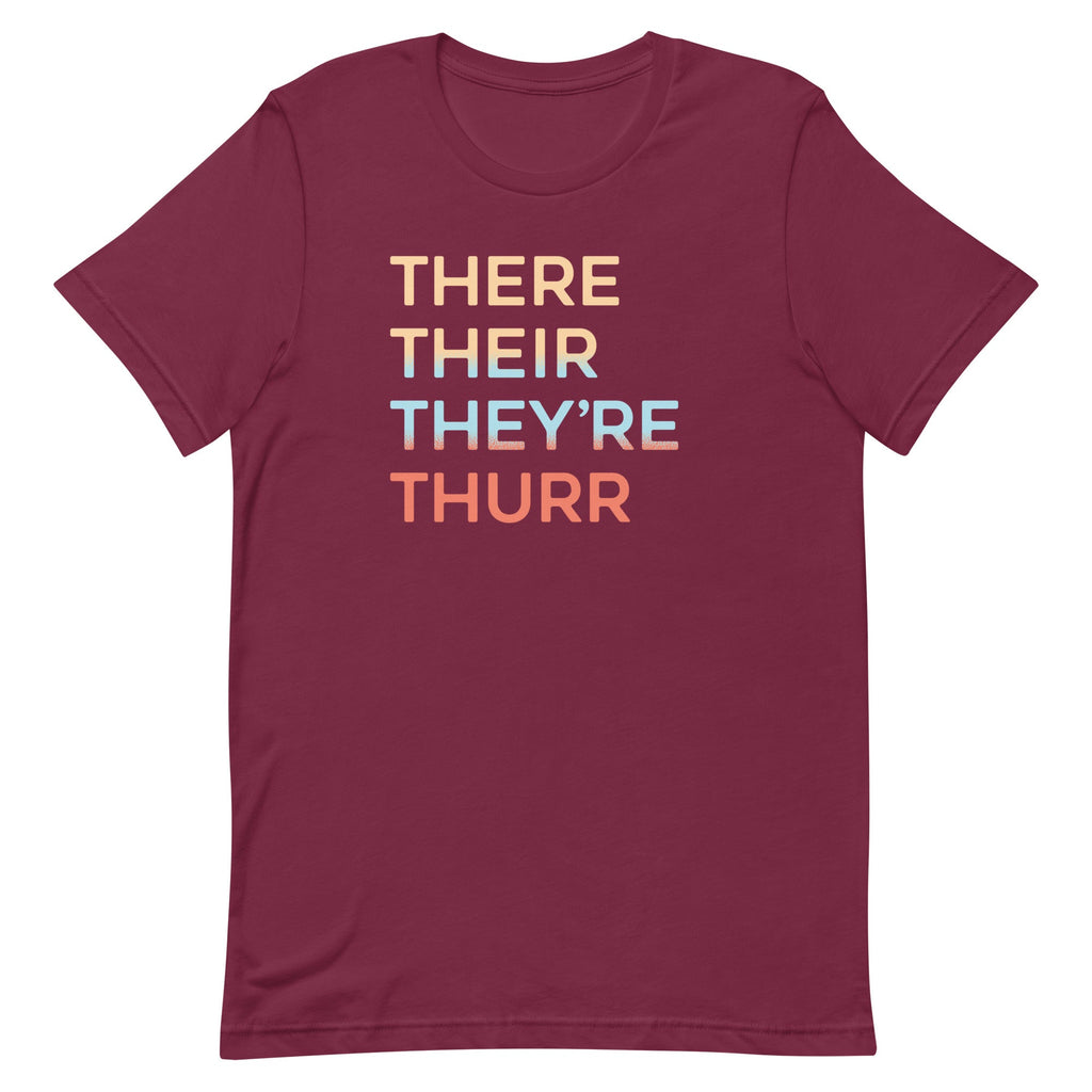 There Their They're Thurr Men's Signature Tee
