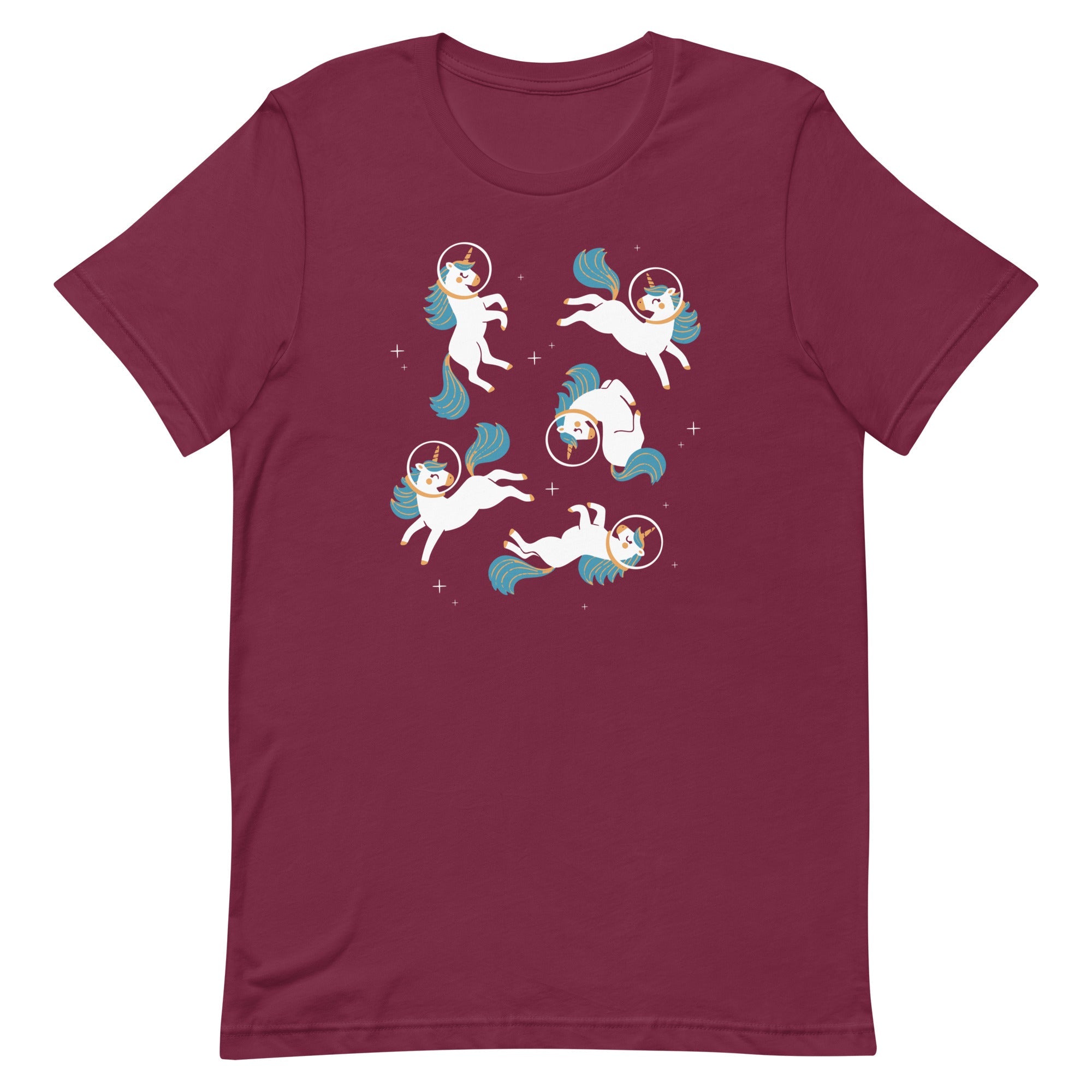 Unicorns In Space Men's Signature Tee