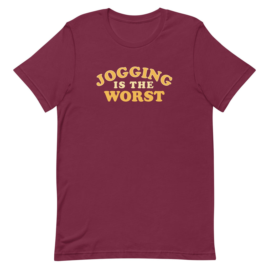 Jogging Is The Worst Men's Signature Tee