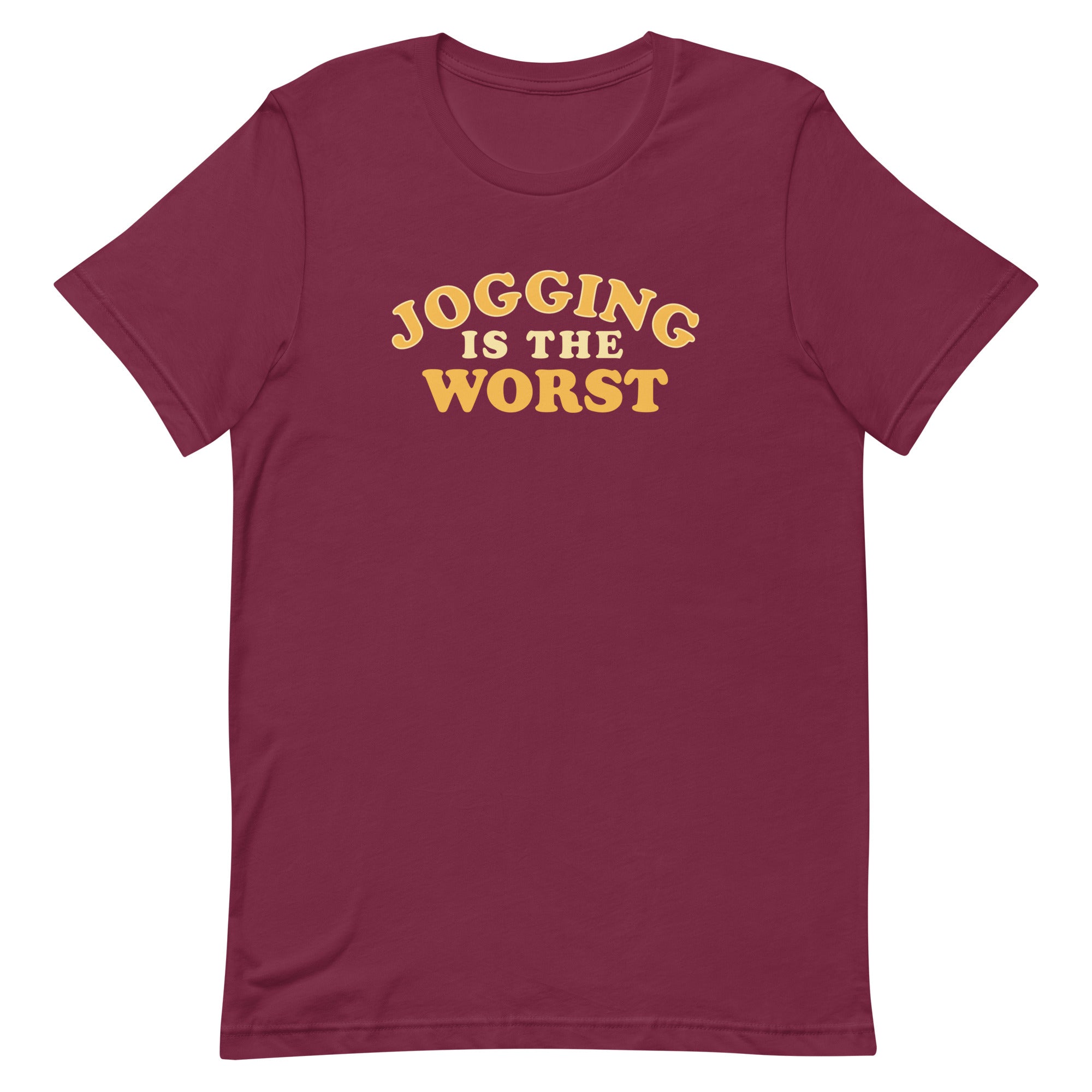 Jogging Is The Worst Men's Signature Tee