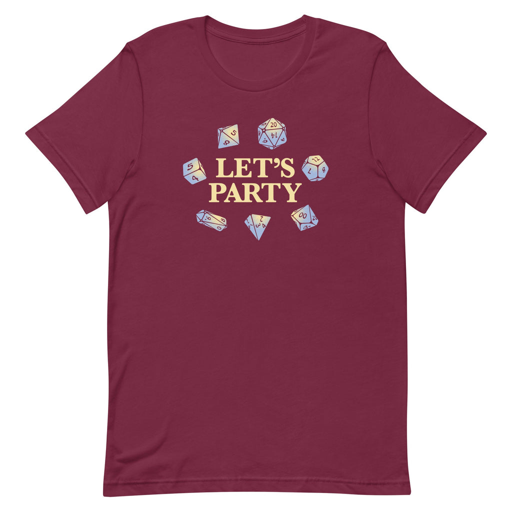Let's Party Dice Men's Signature Tee