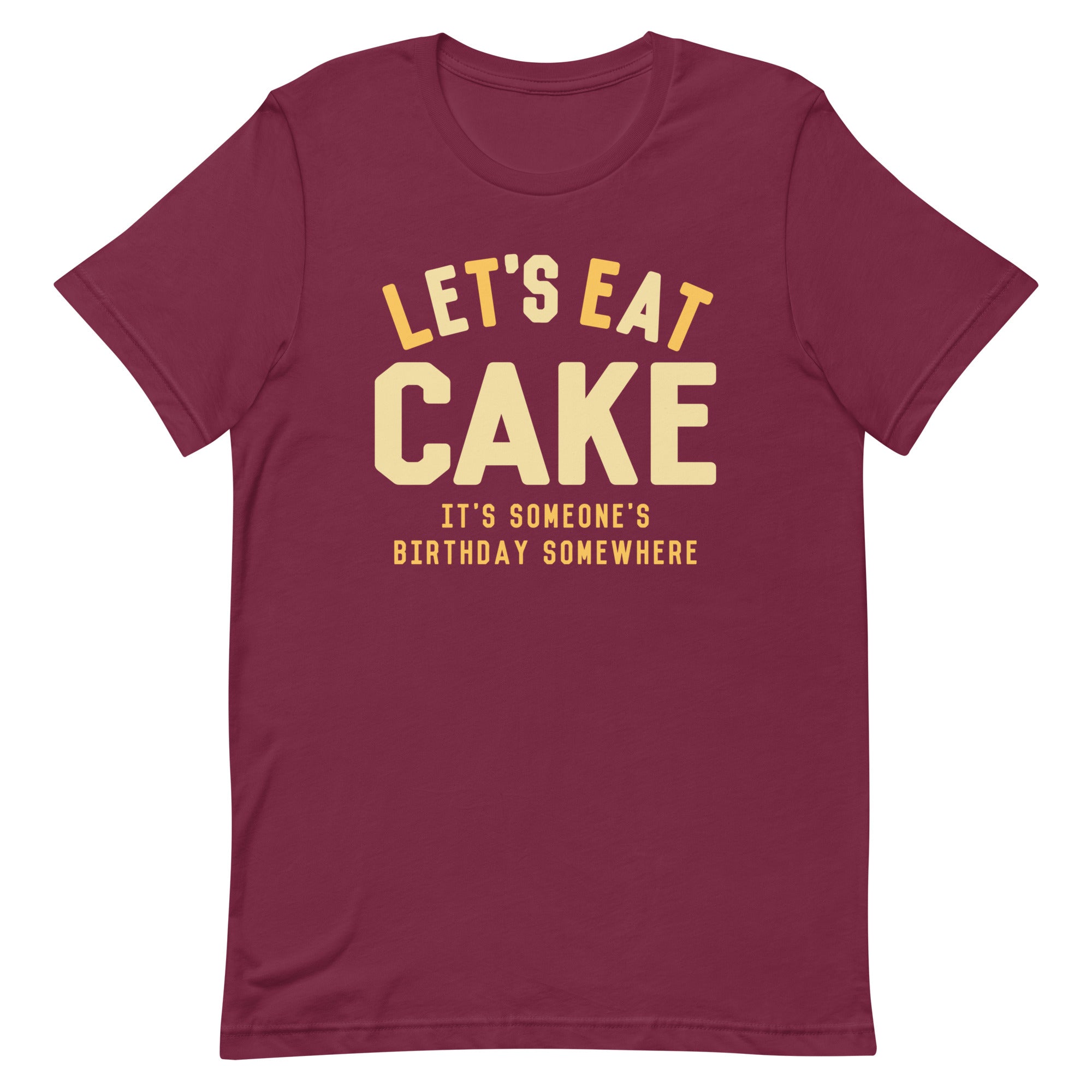 Let's Eat Cake Men's Signature Tee