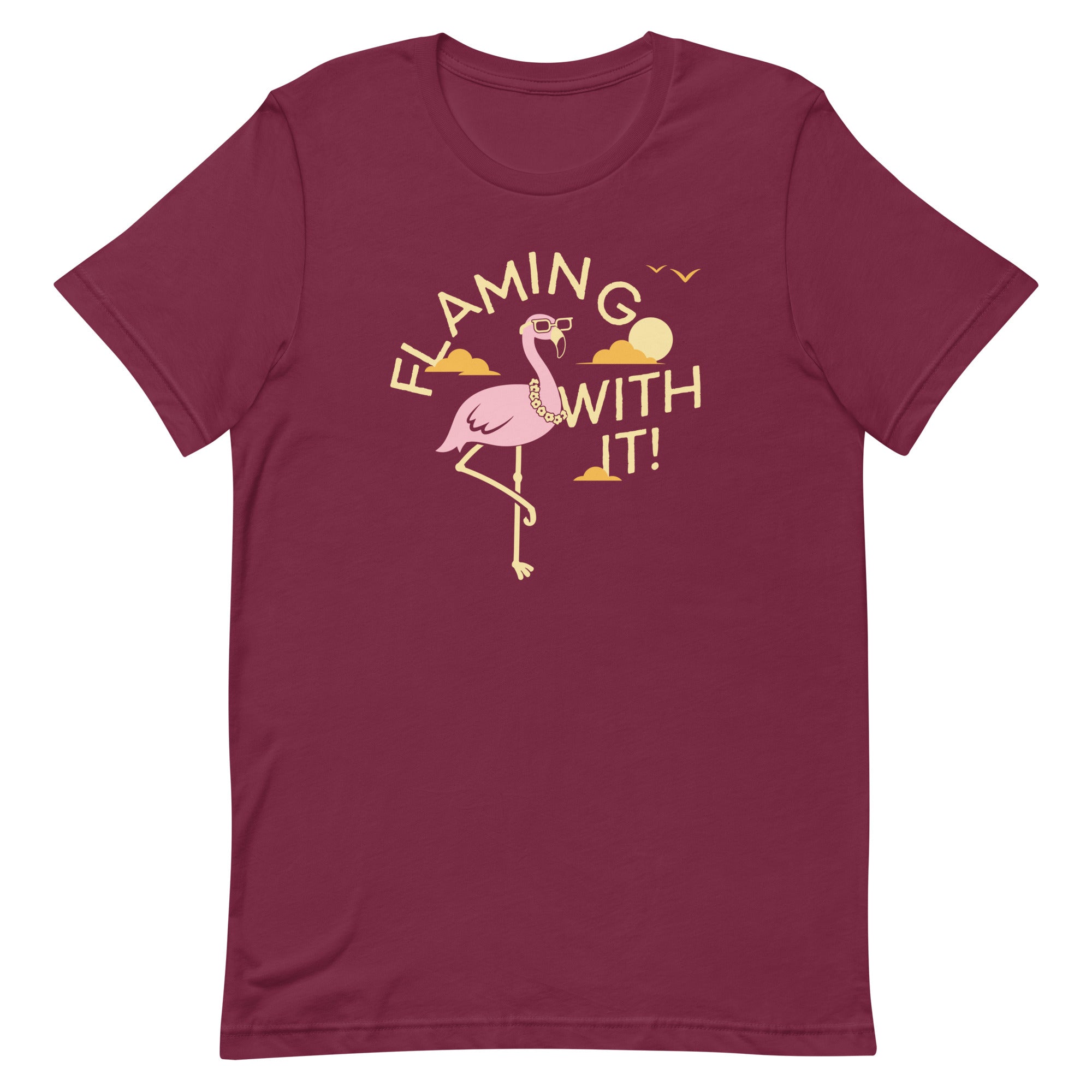 Flamingo With It Men's Signature Tee